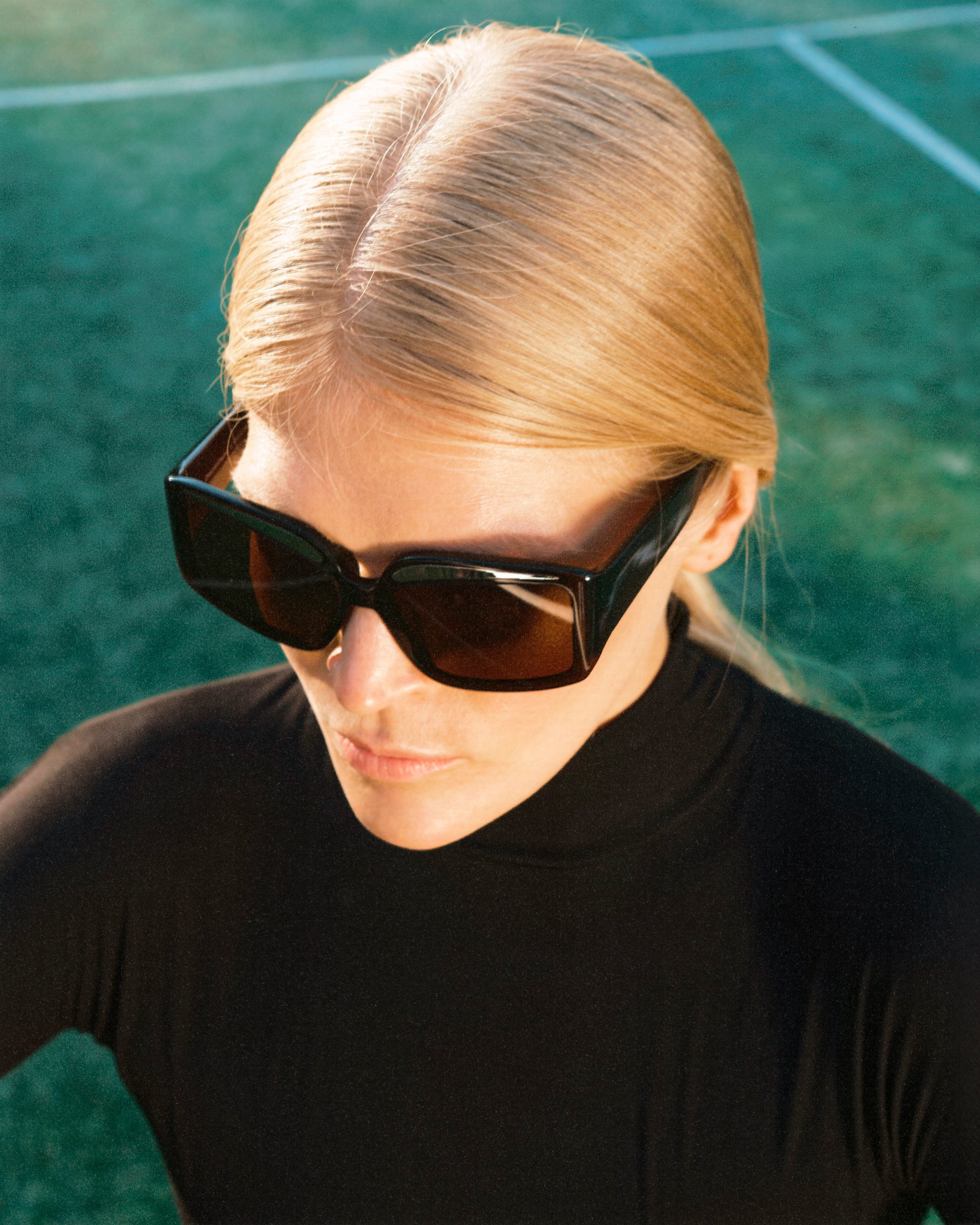 Fakoshima x ChernimCherno "Eyebrow" Sunglasses (Brown–Silver)