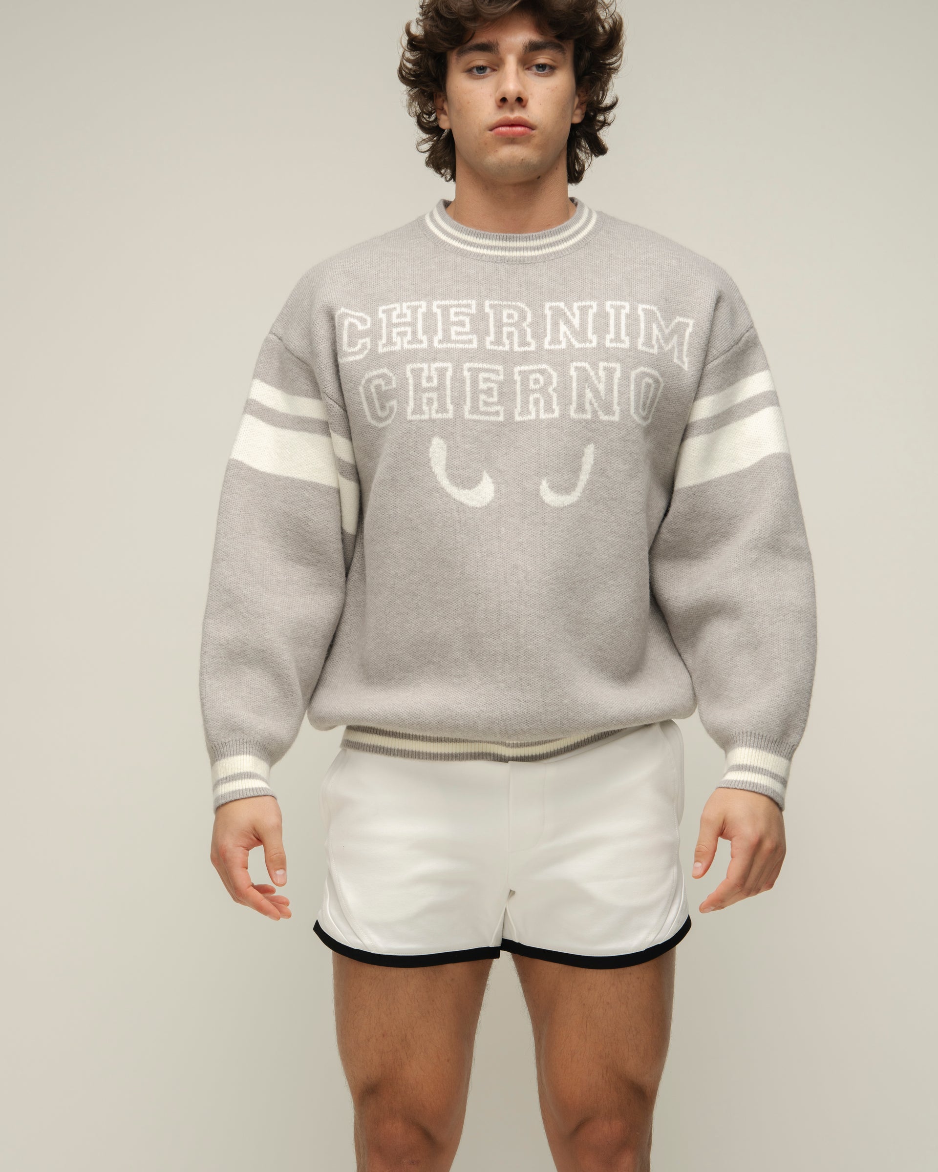 "Forward" Grey Sweater