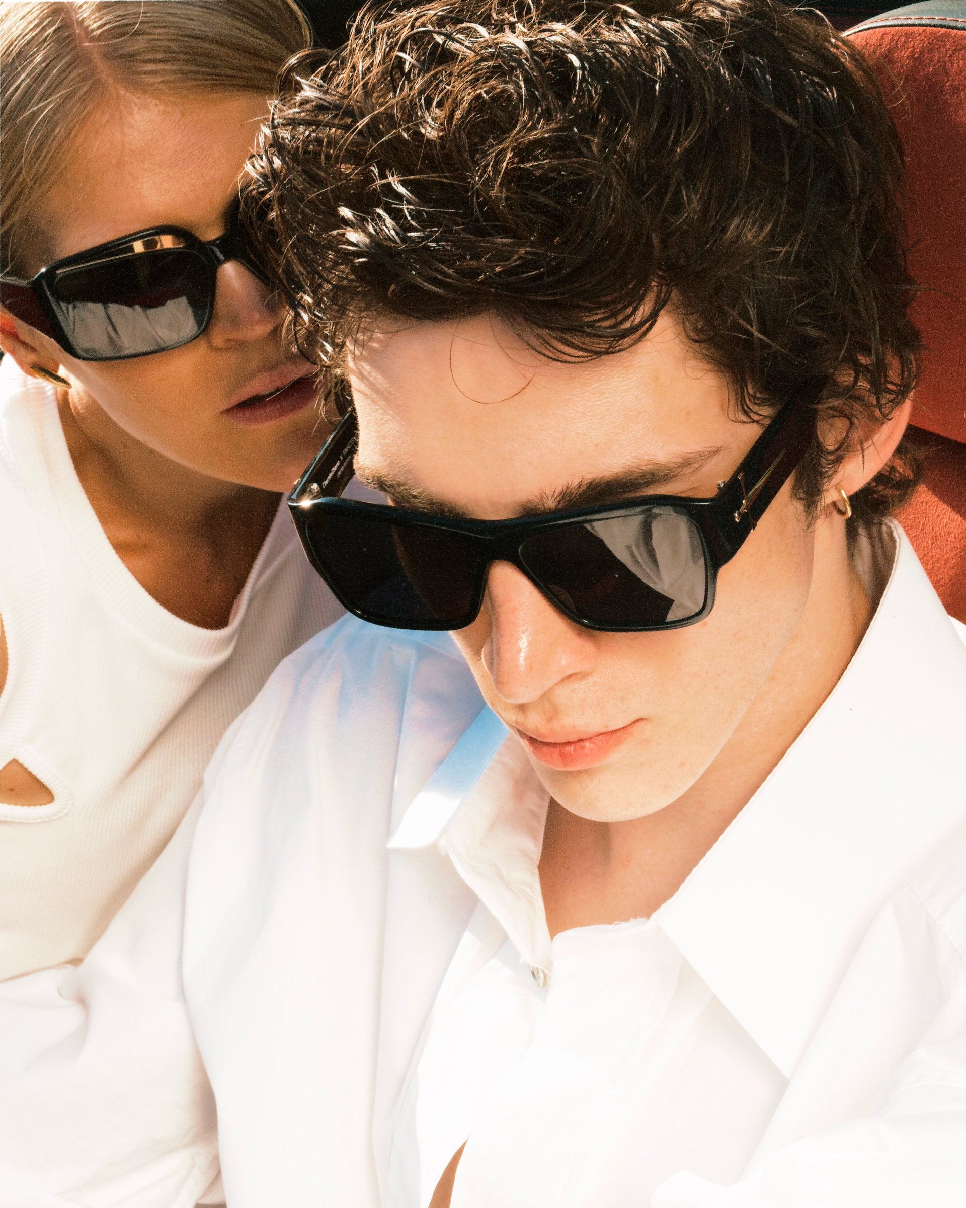 Fakoshima x ChernimCherno "Eyebrow" Sunglasses (Black–Gold)