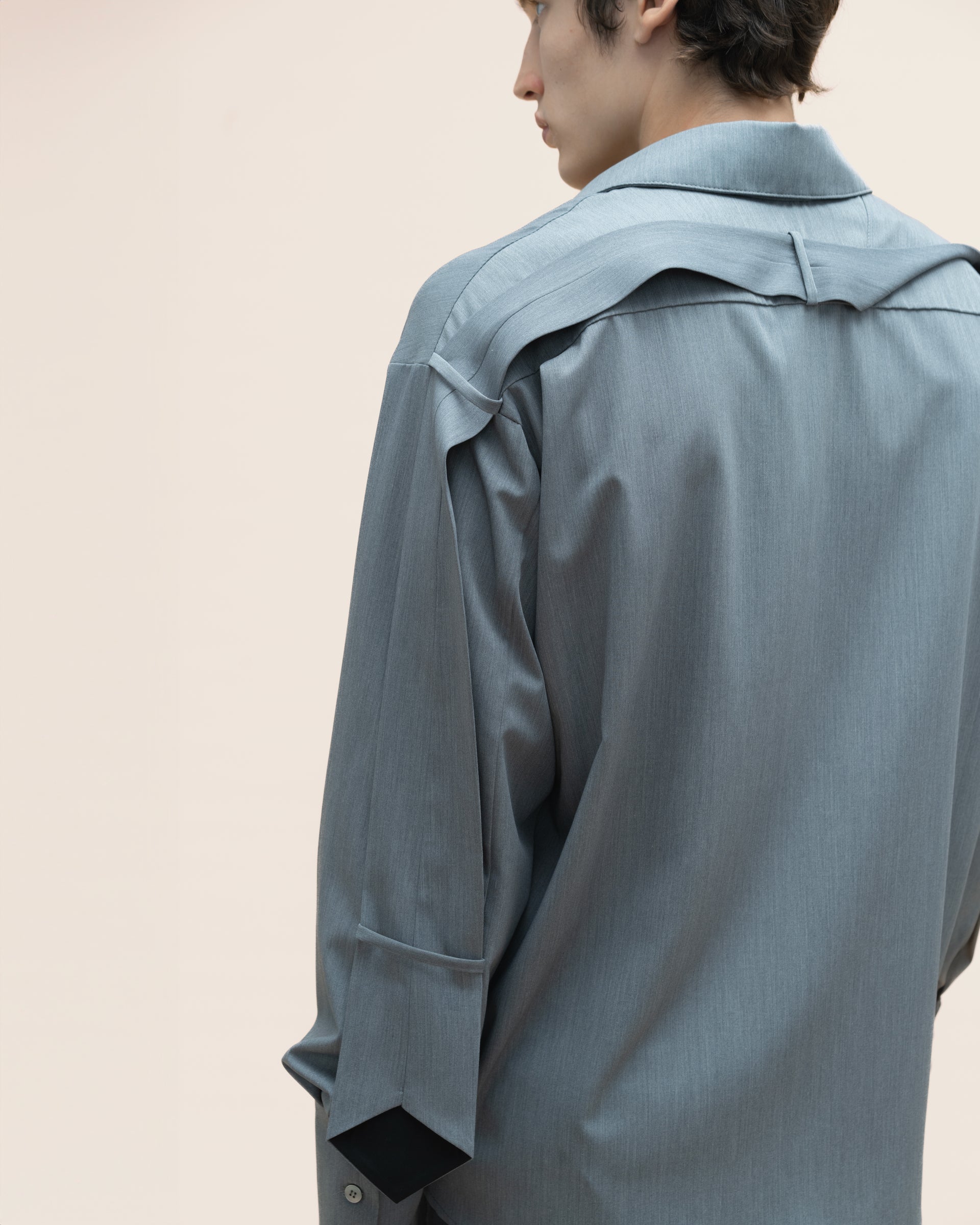 "Tie" Grey Shirt