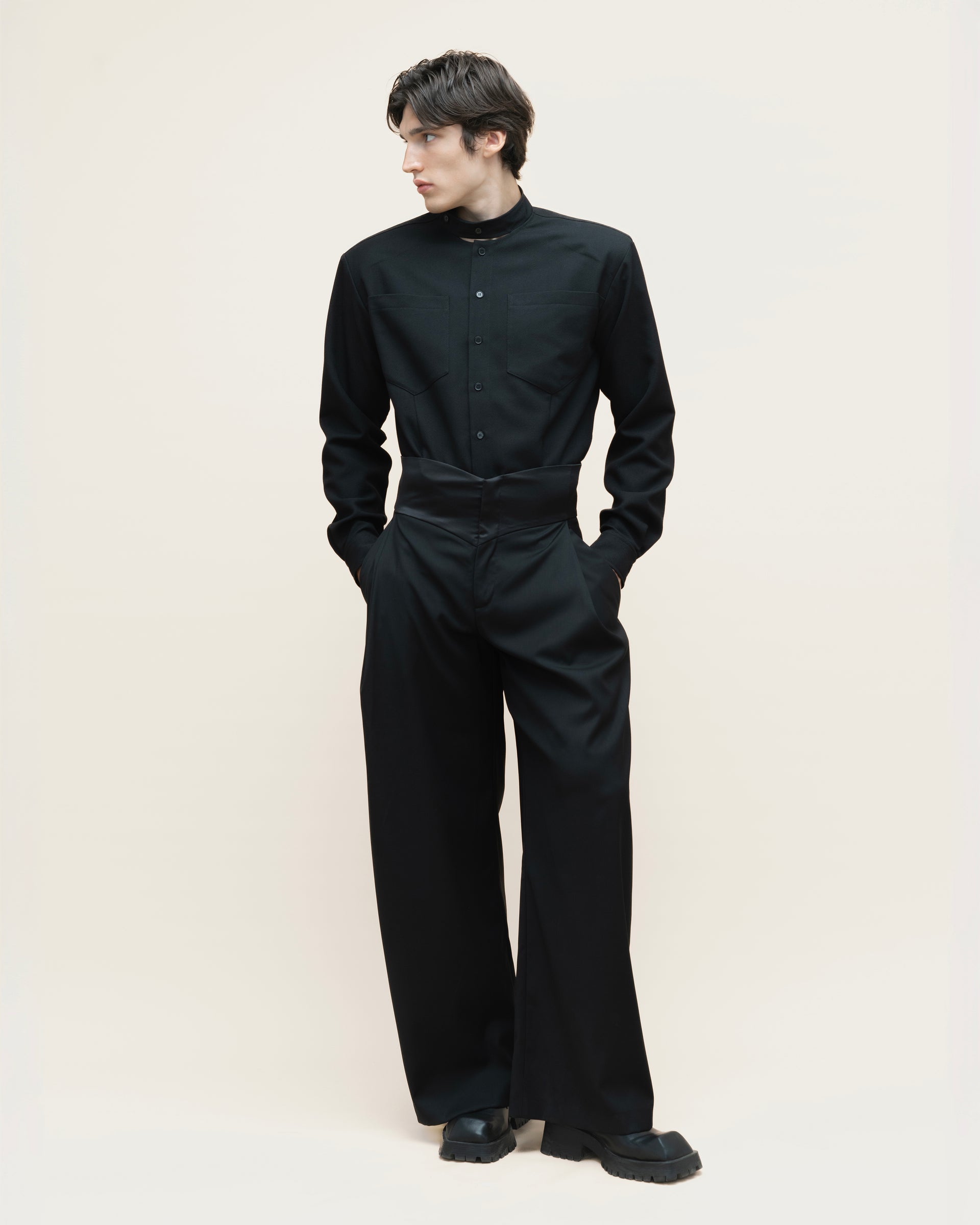 "Dandy" Black Trousers
