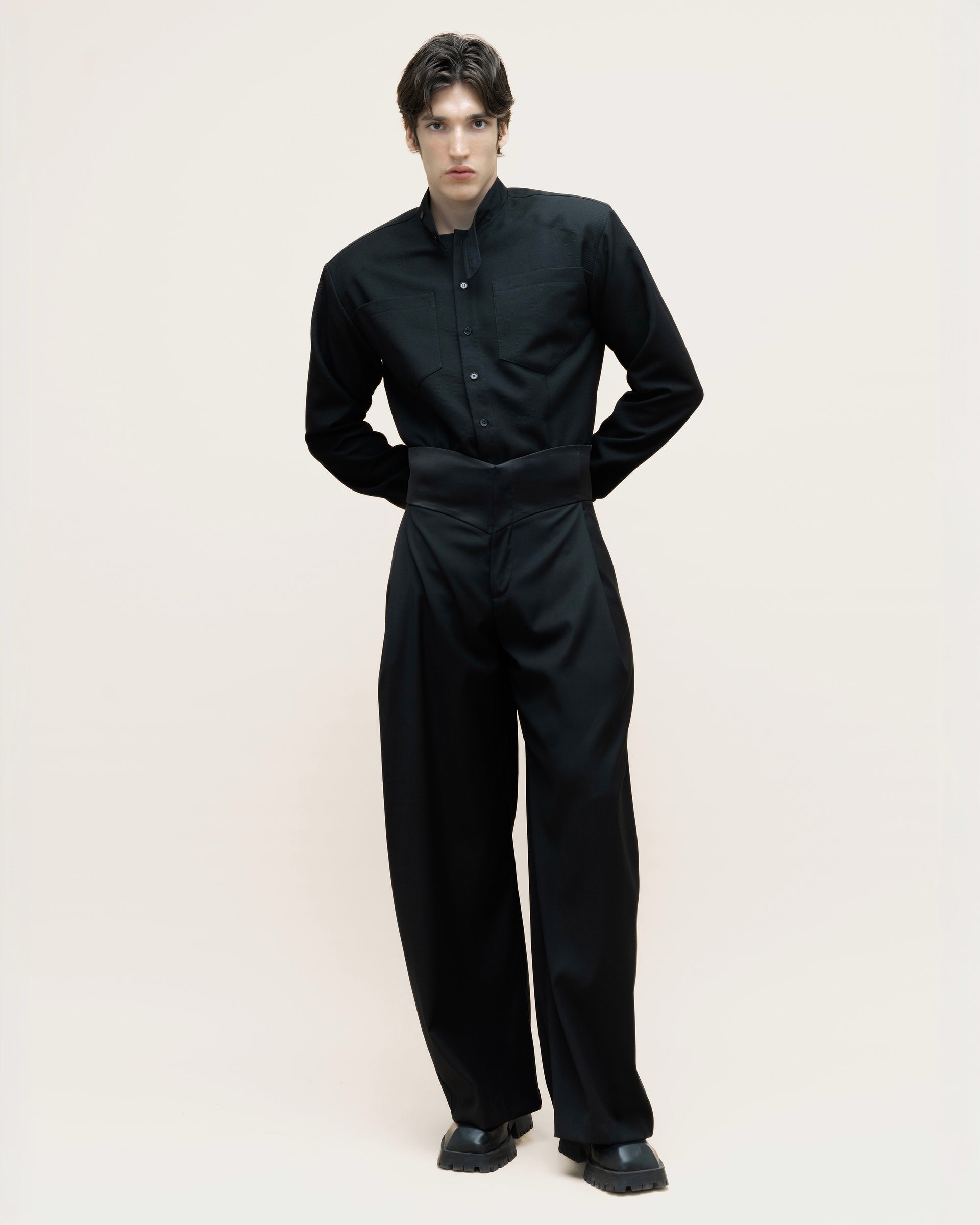 "Dandy" Black Trousers