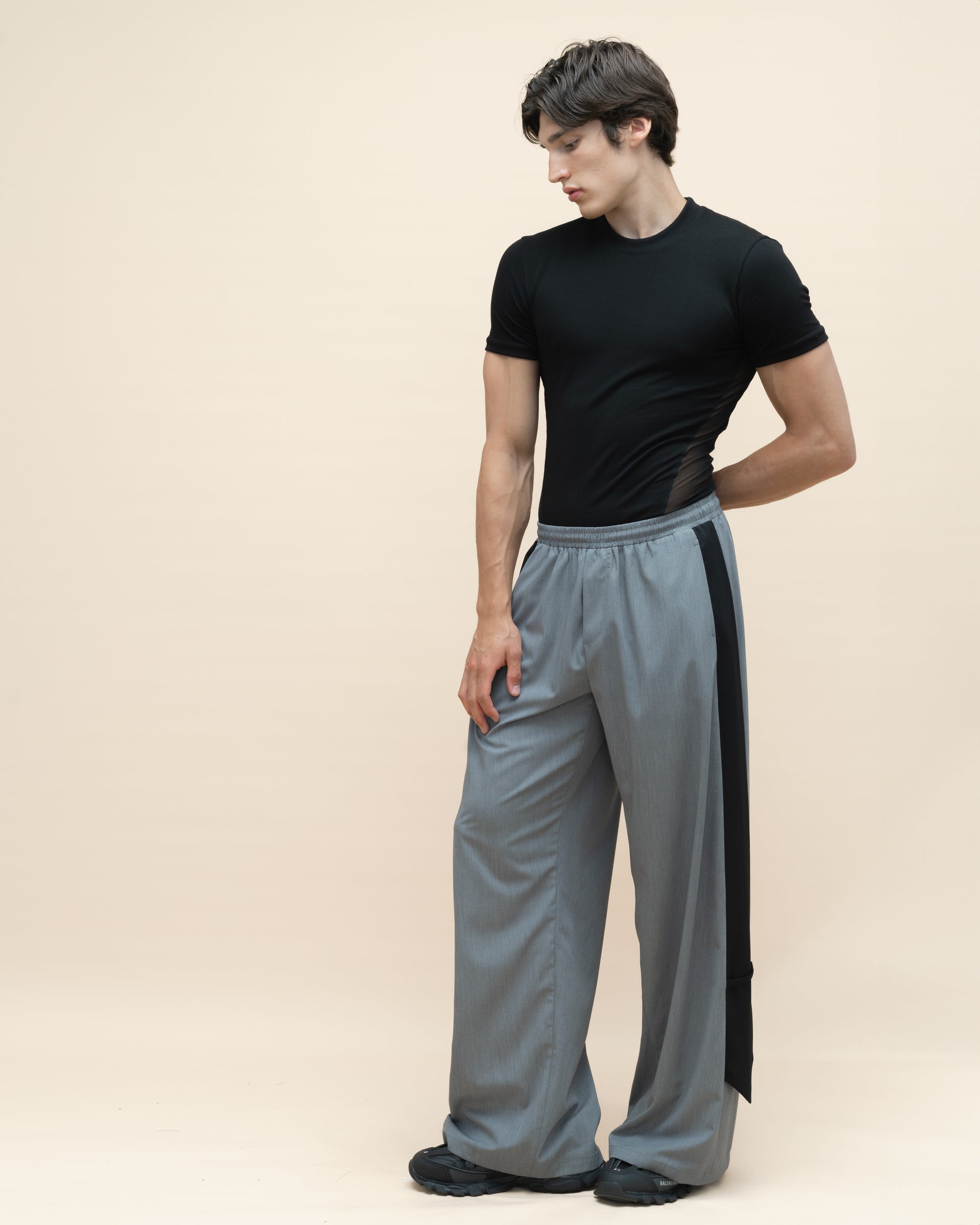 "Tie" Grey Trousers
