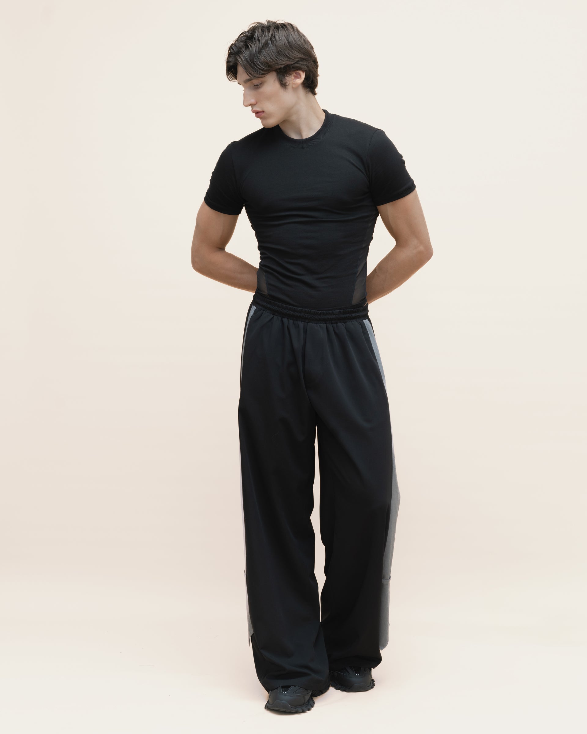 "Tie" Black Trousers