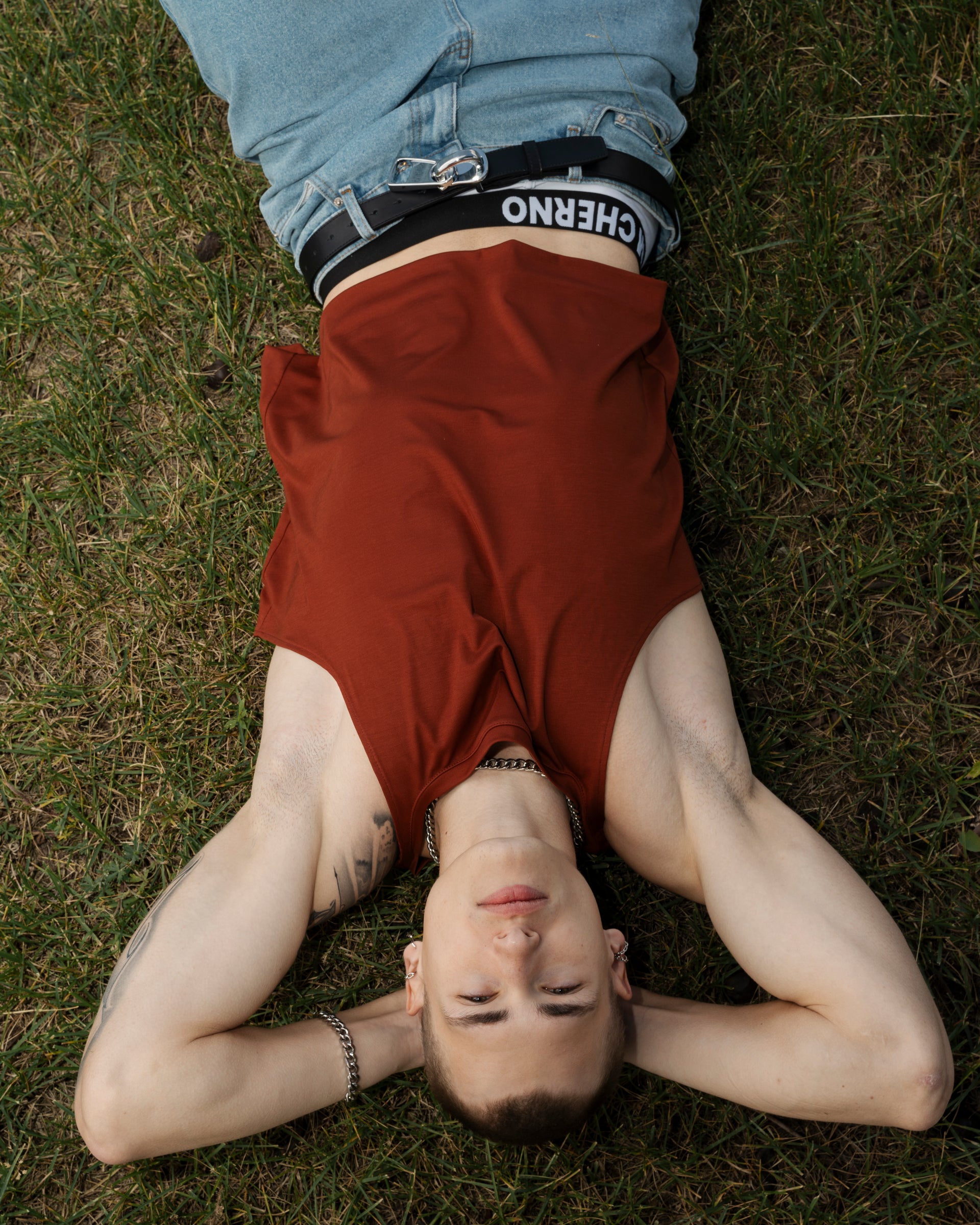 "Antique" Brown Tank Top