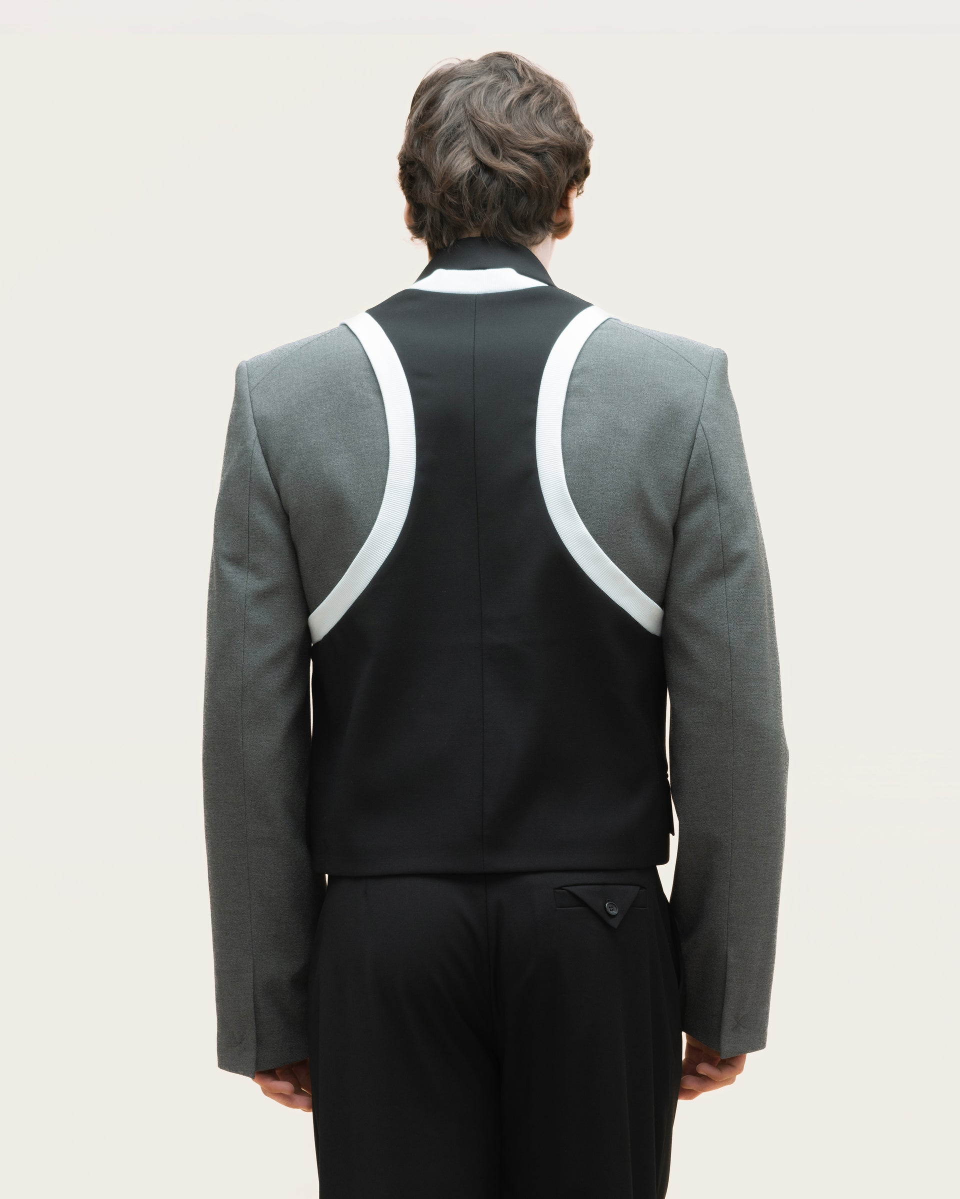 Grey-Black Tank Jacket