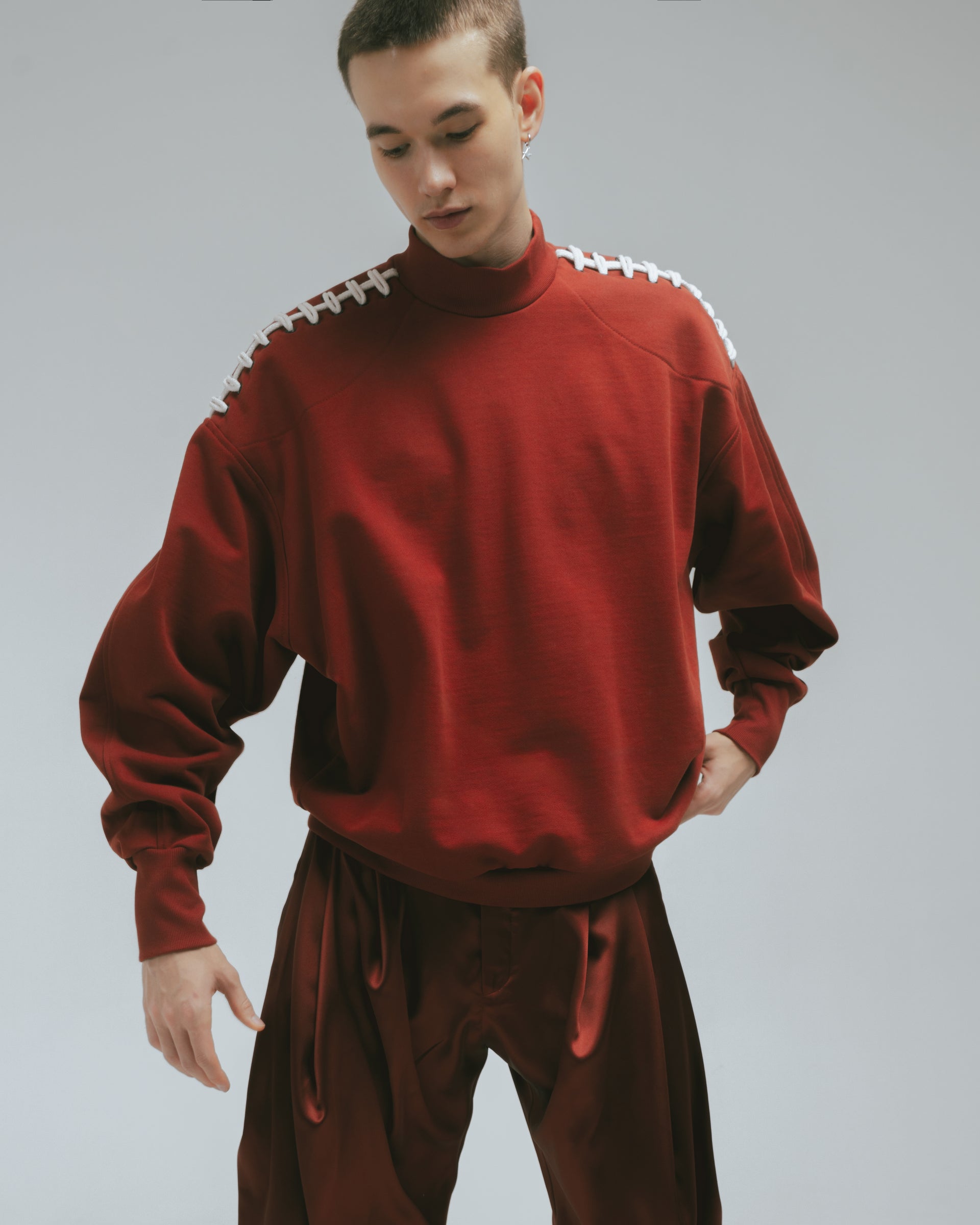 "Rugby" Brown Sweatshirt