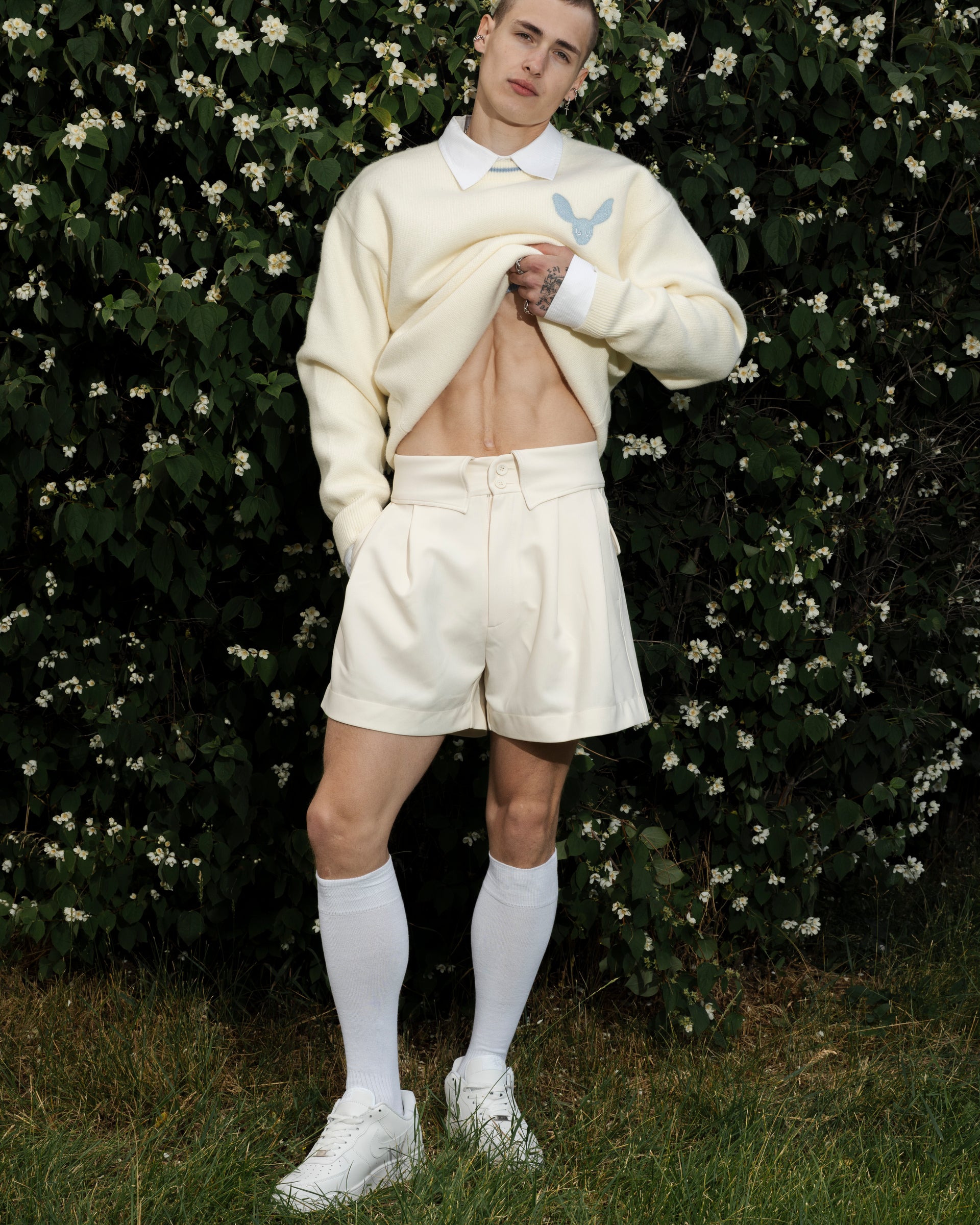 "Pleasant" Ivory Sweater