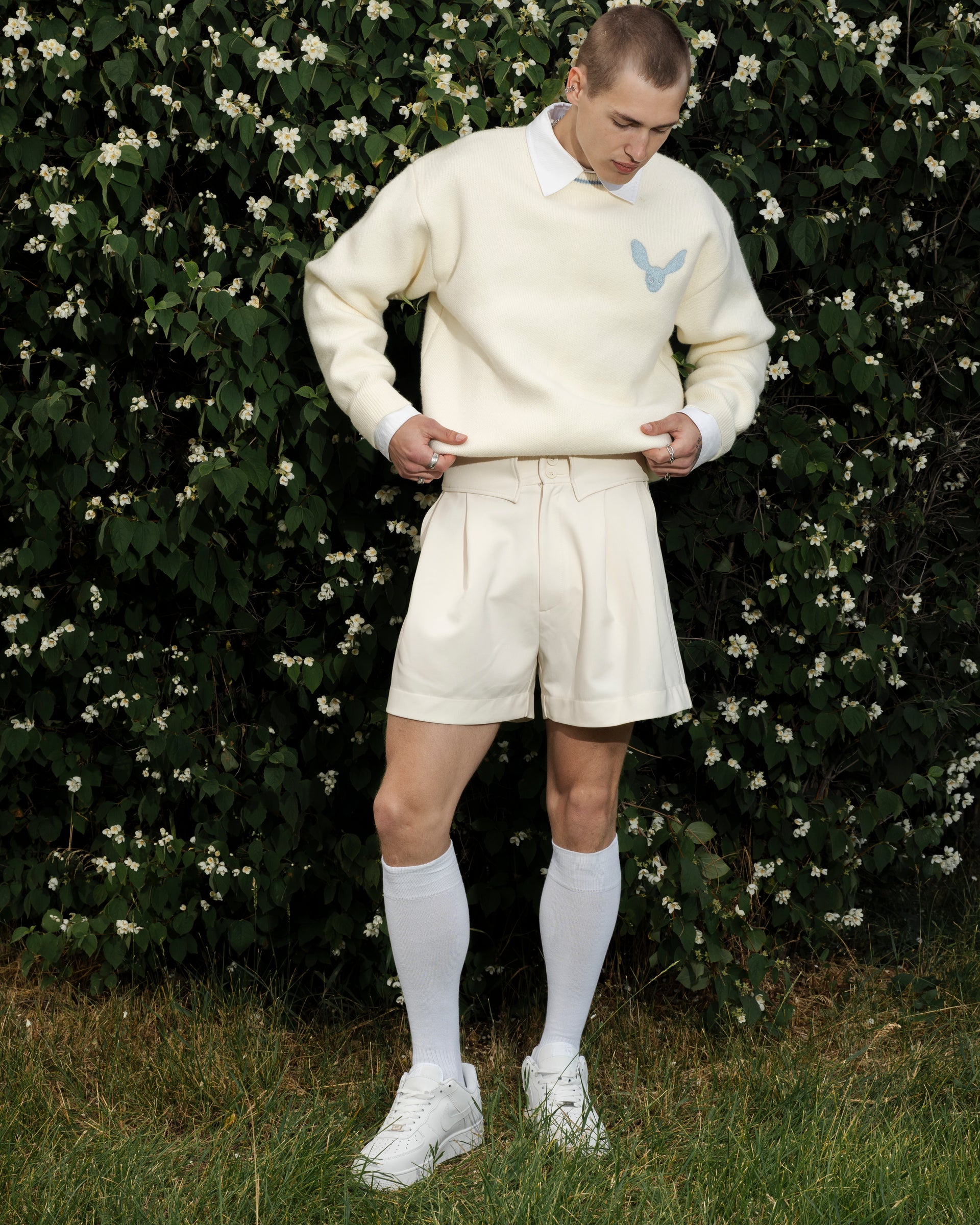 "Pleasant" Ivory Sweater