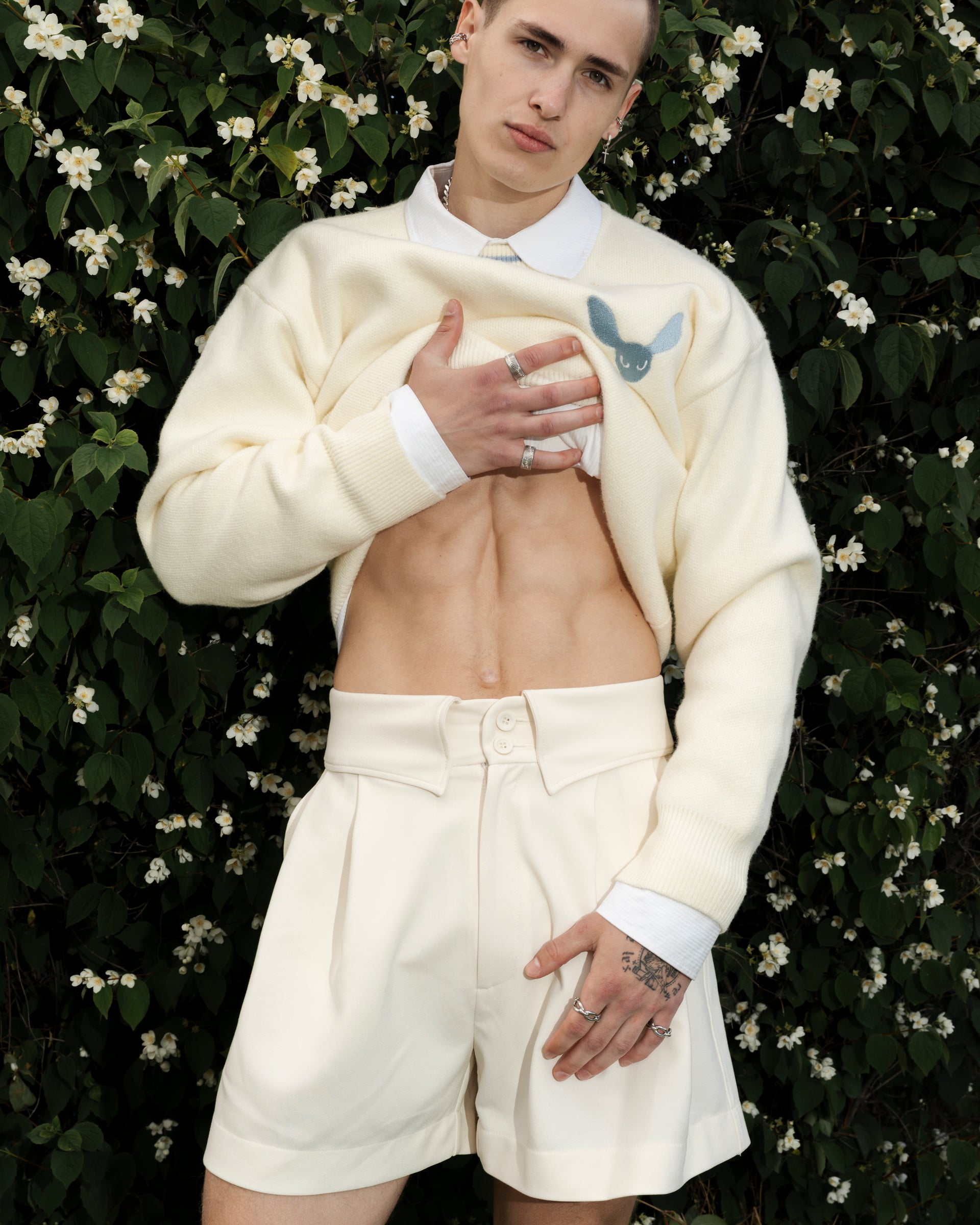 "Pleasant" Ivory Sweater