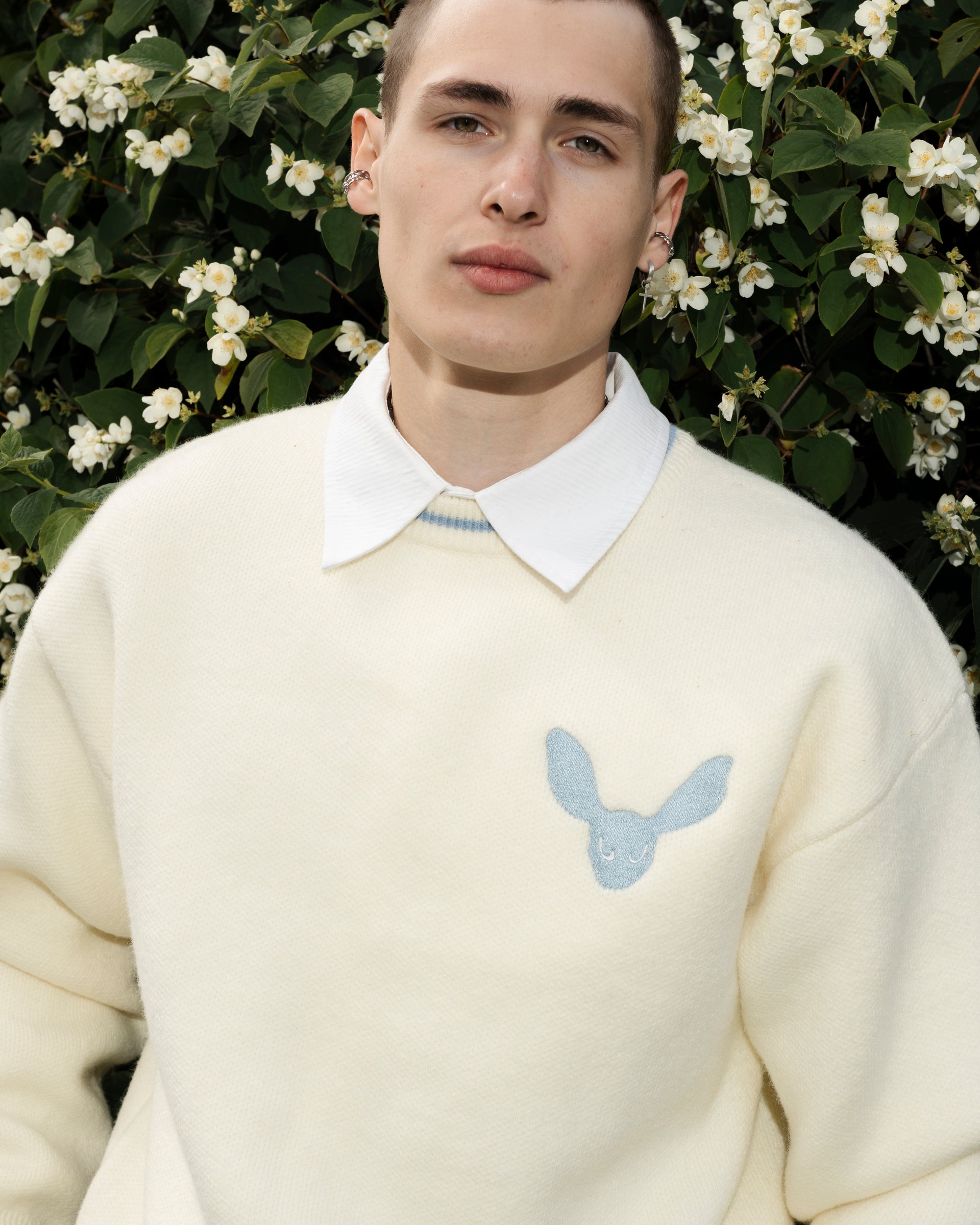 "Pleasant" Ivory Sweater