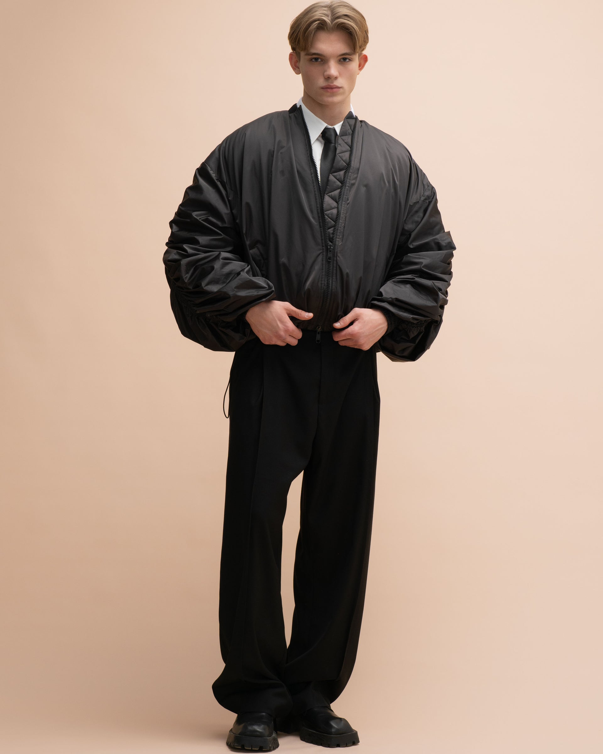 "Shar Pei" Black Bomber