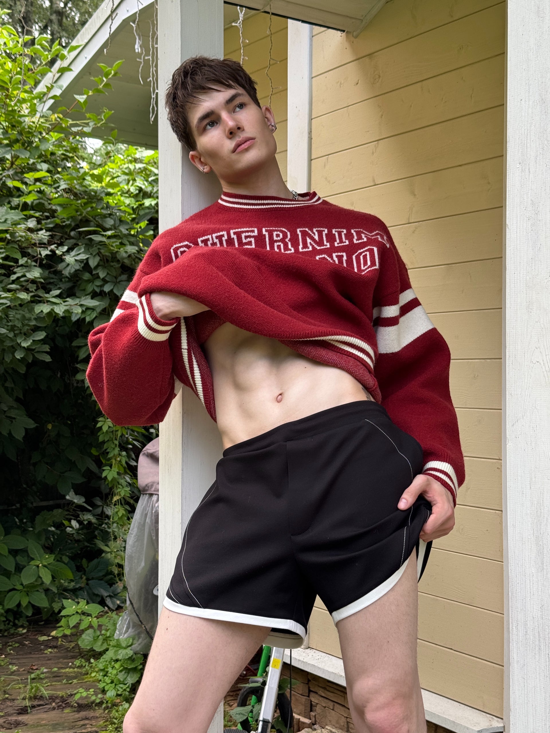 "Forward" Red Sweater