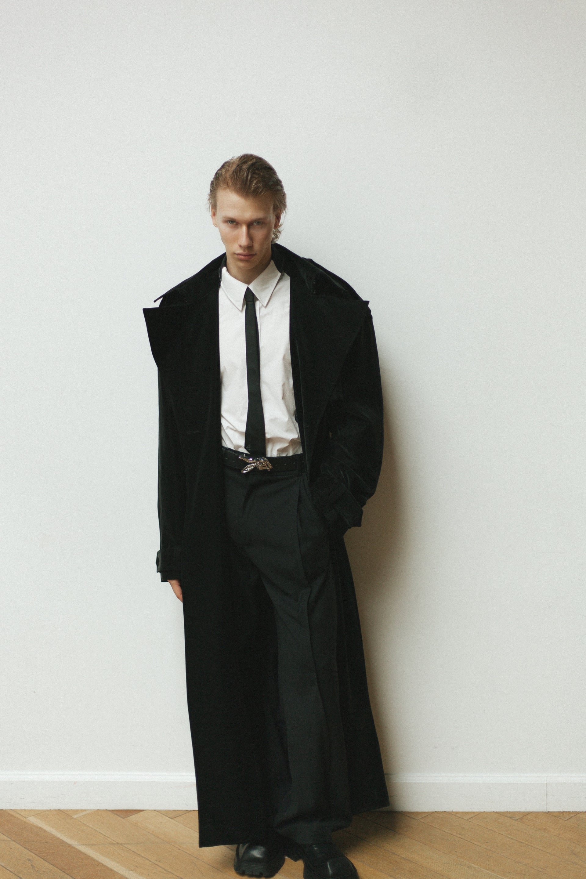"Trinity" Black Trench Coat