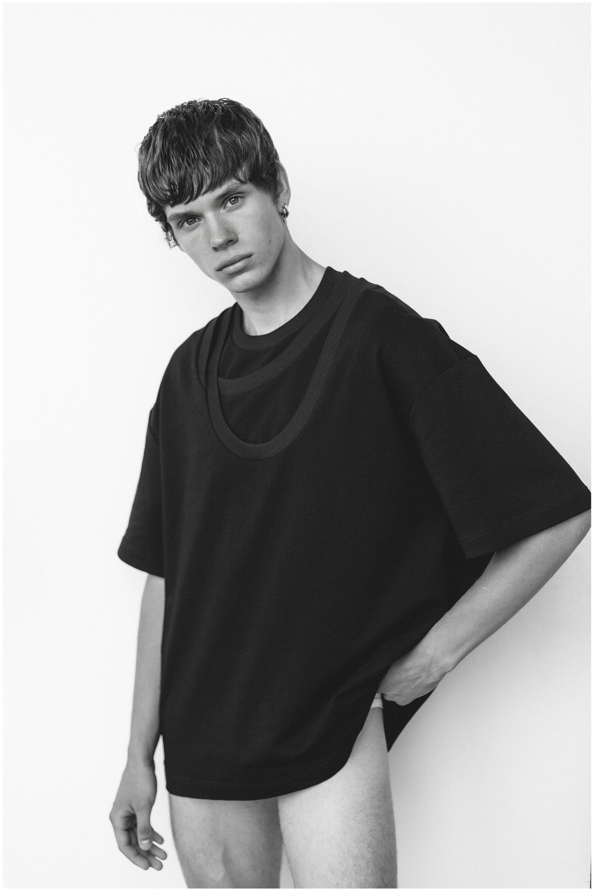 "Saturn" Black T-Shirt