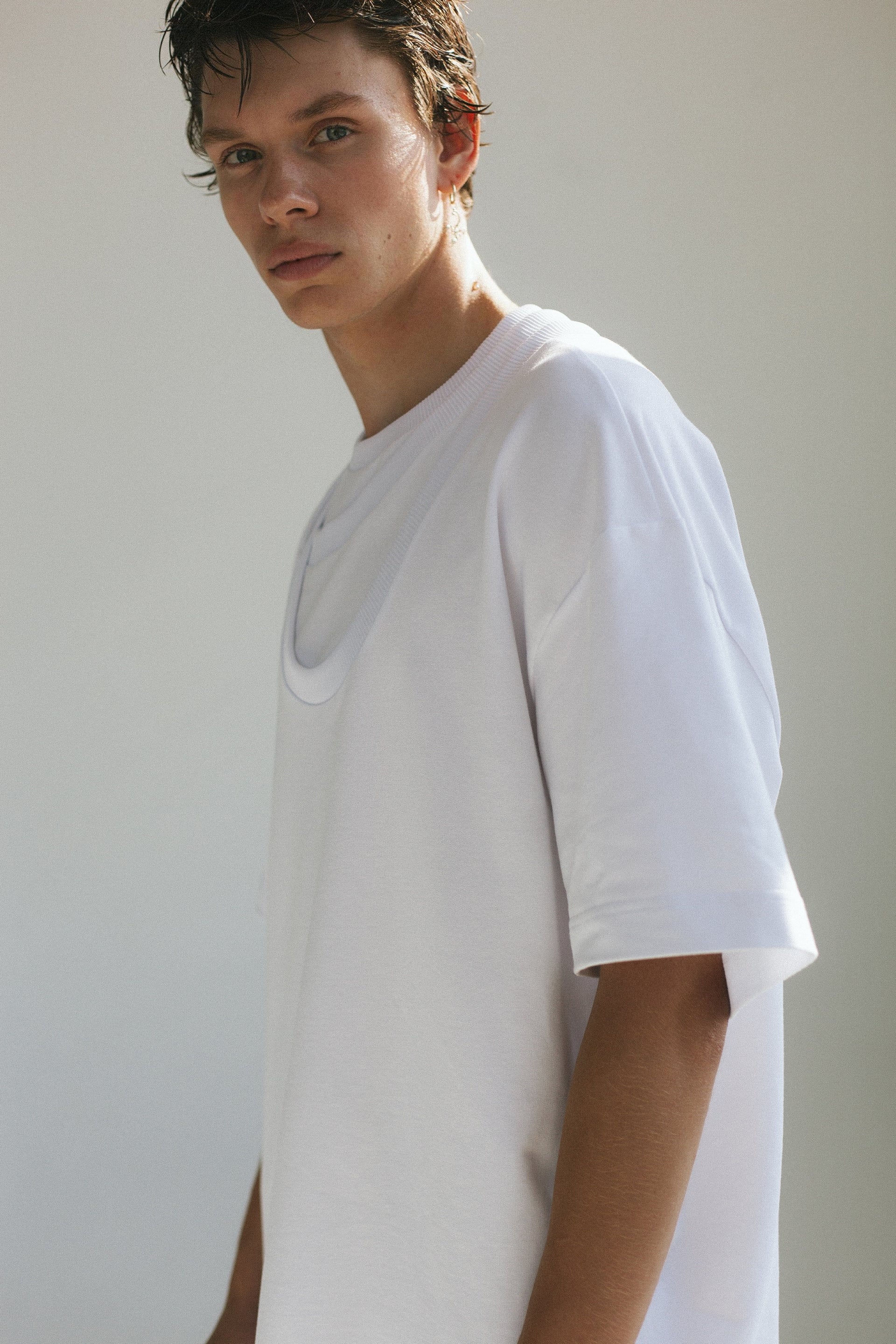 "Saturn" White T-Shirt