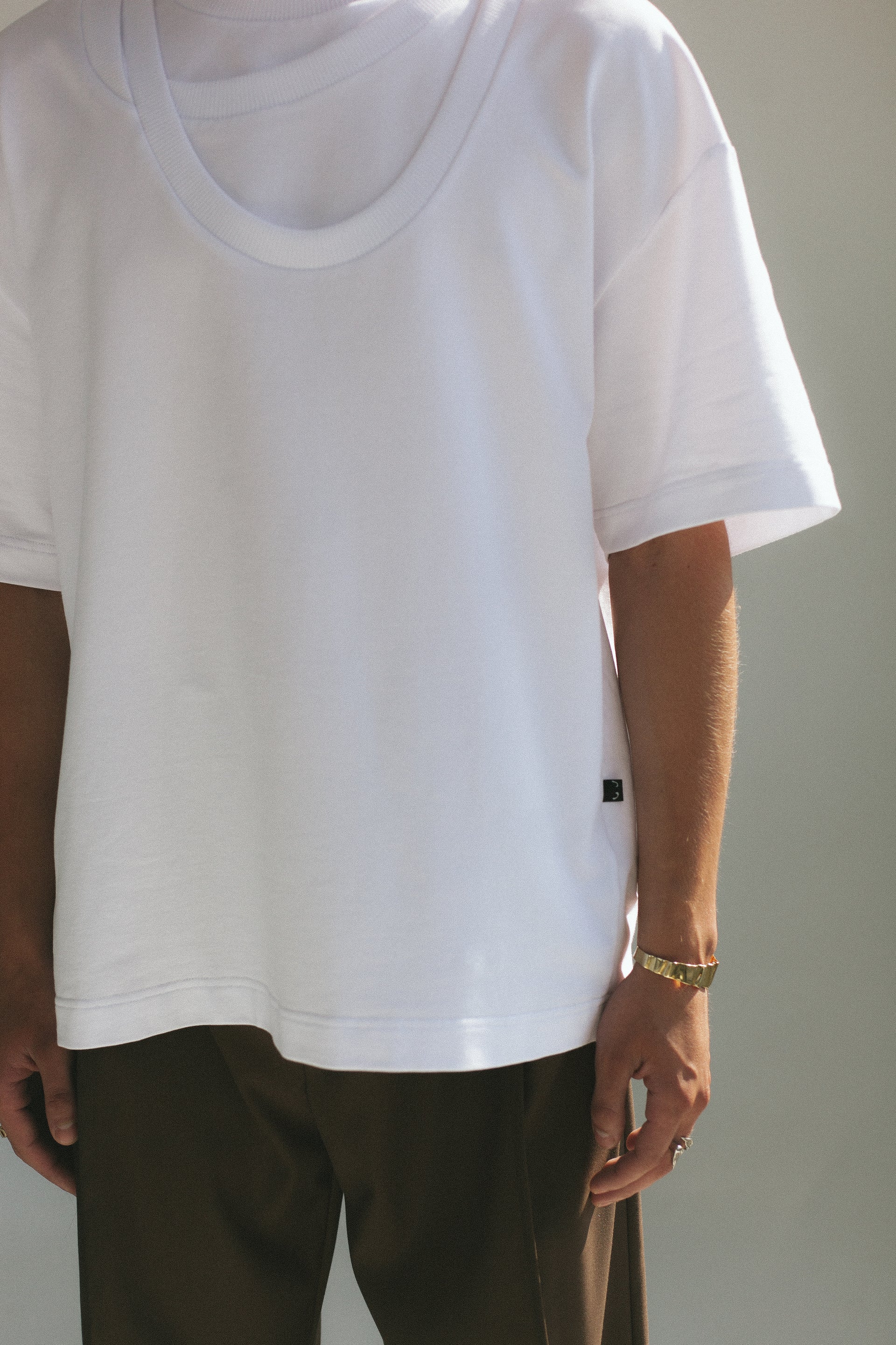 "Saturn" White T-Shirt