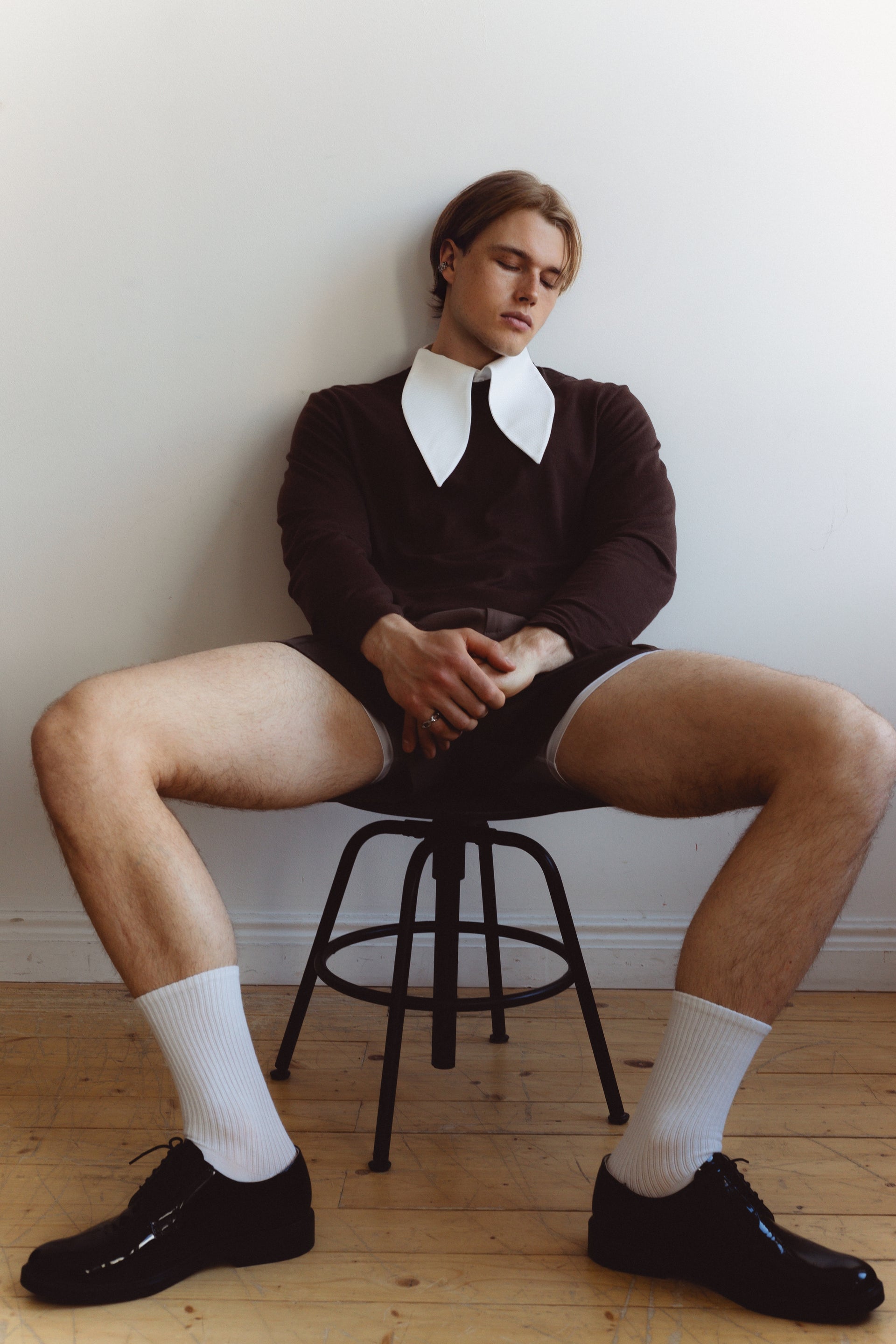 "No Frills" Brown Long Sleeve