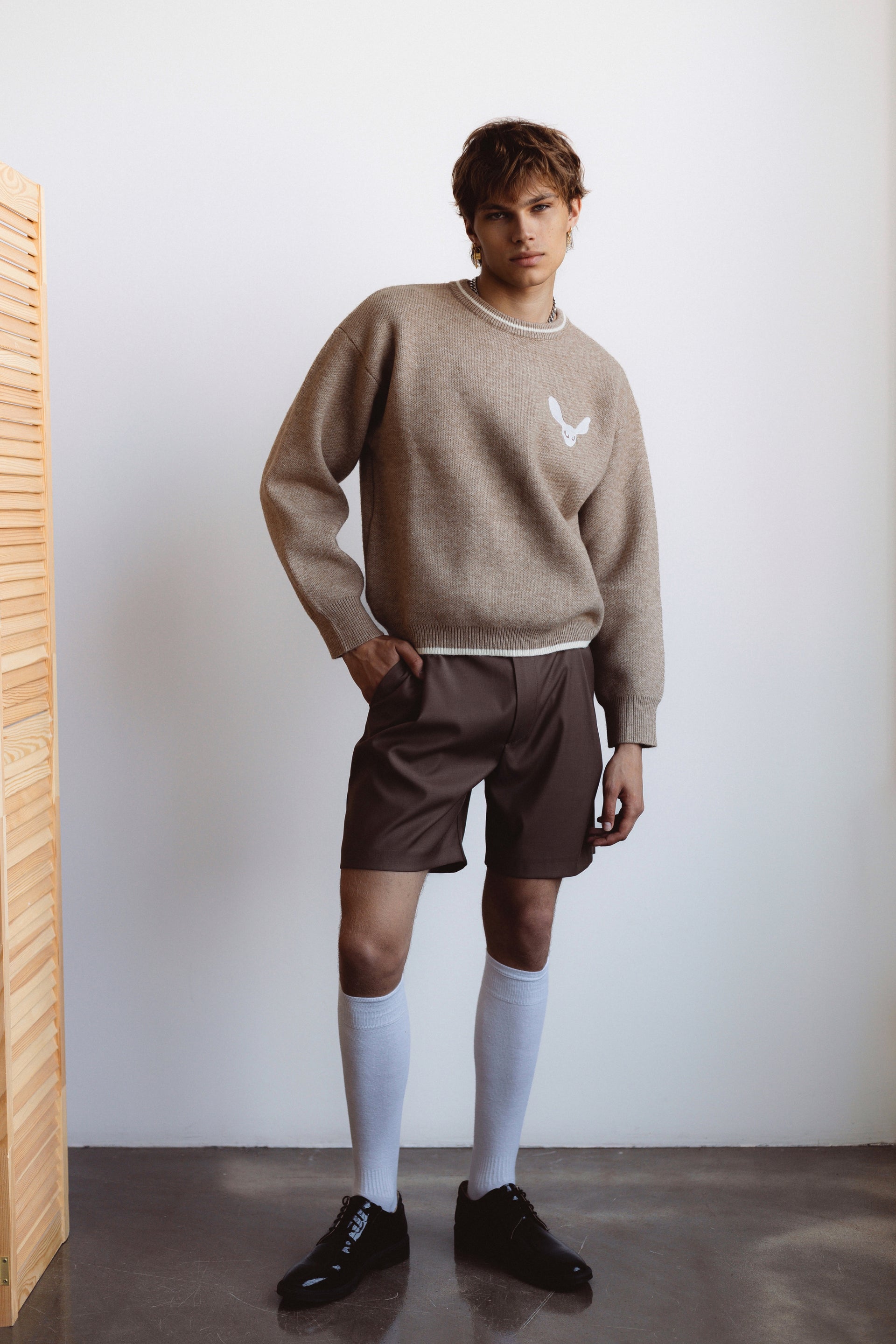 "Pleasant" Mocha Sweater