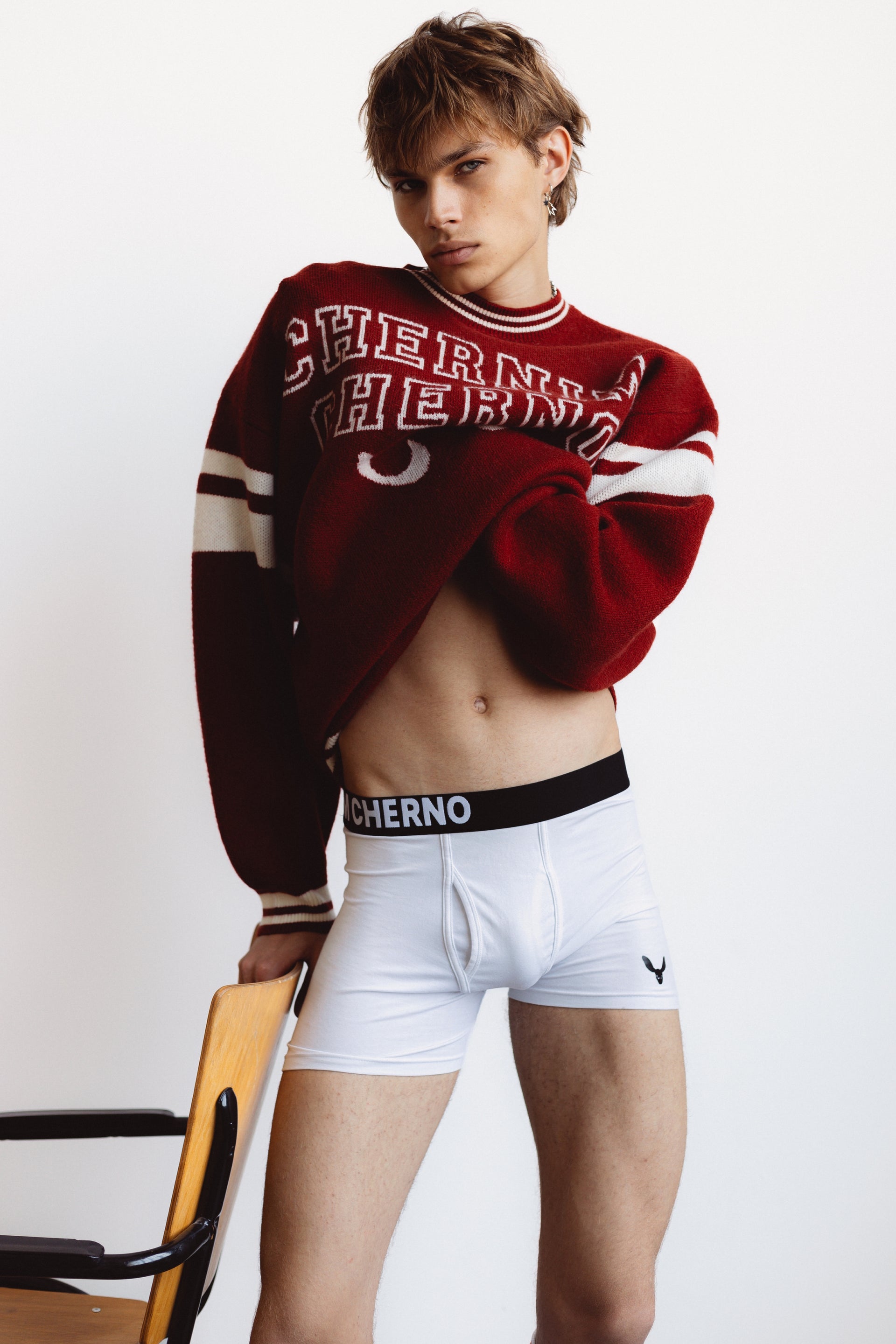 "Forward" Red Sweater