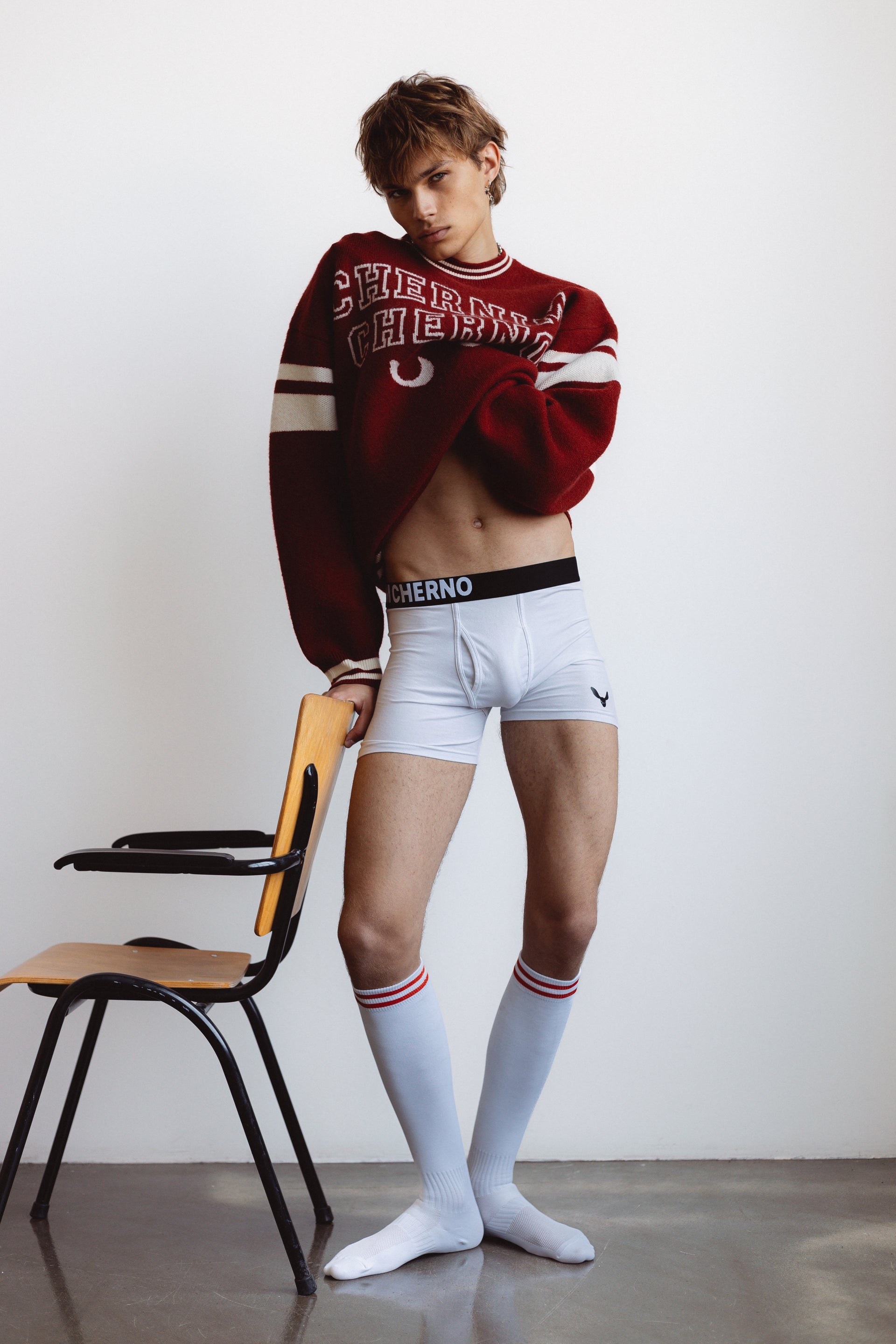 "Forward" Red Sweater