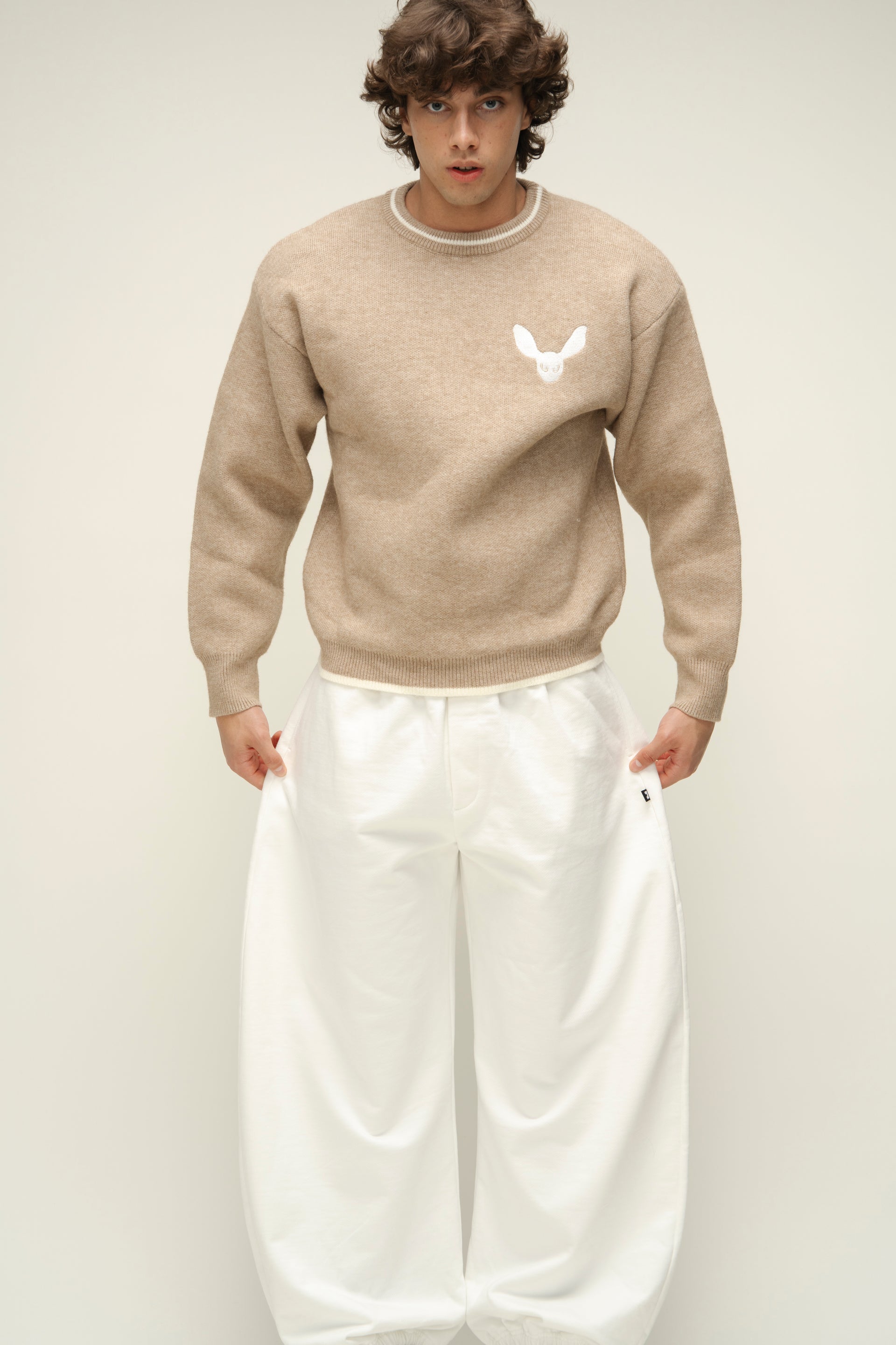 "Pleasant" Mocha Sweater