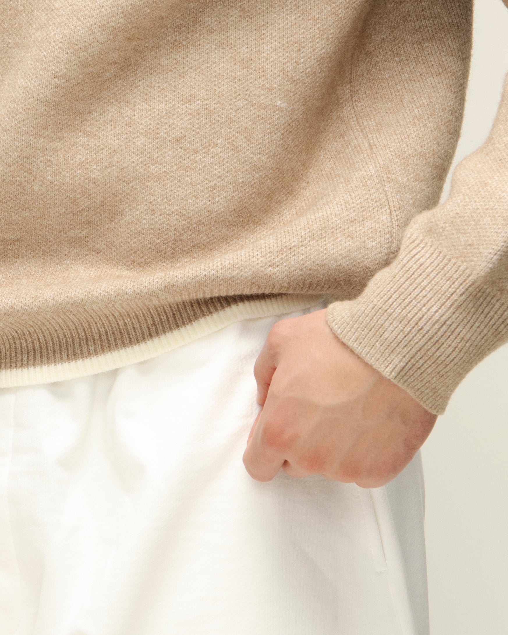 "Pleasant" Mocha Sweater