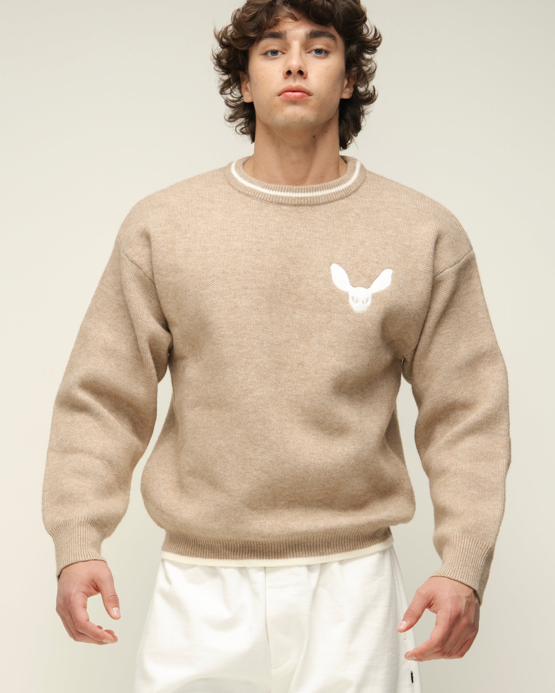 "Pleasant" Mocha Sweater