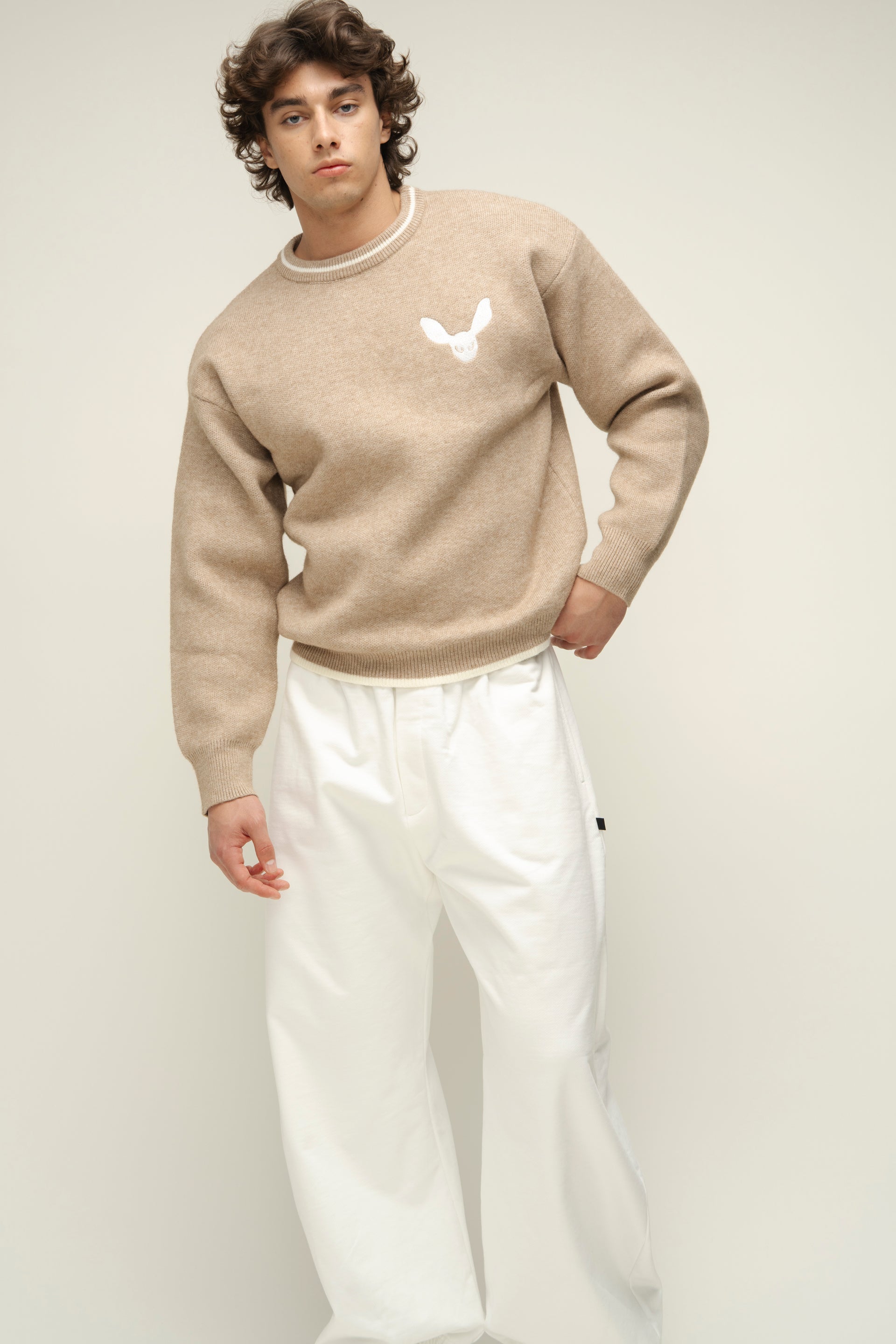 "Pleasant" Mocha Sweater
