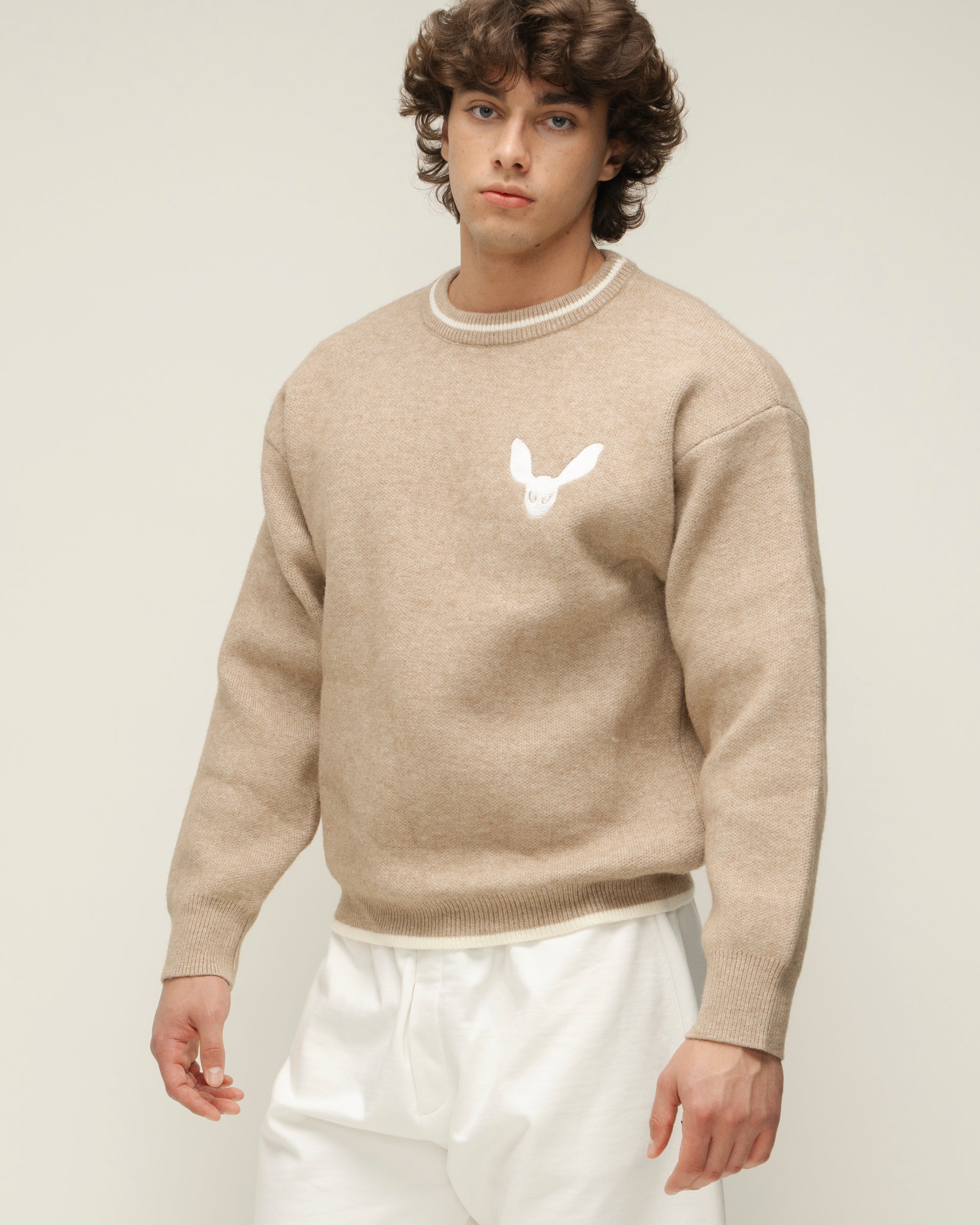 "Pleasant" Mocha Sweater