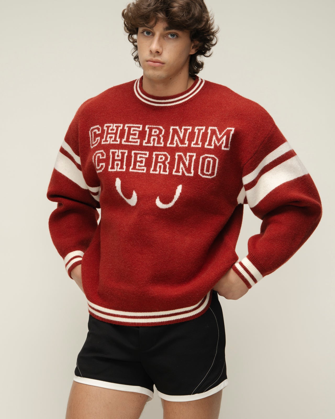 "Forward" Red Sweater