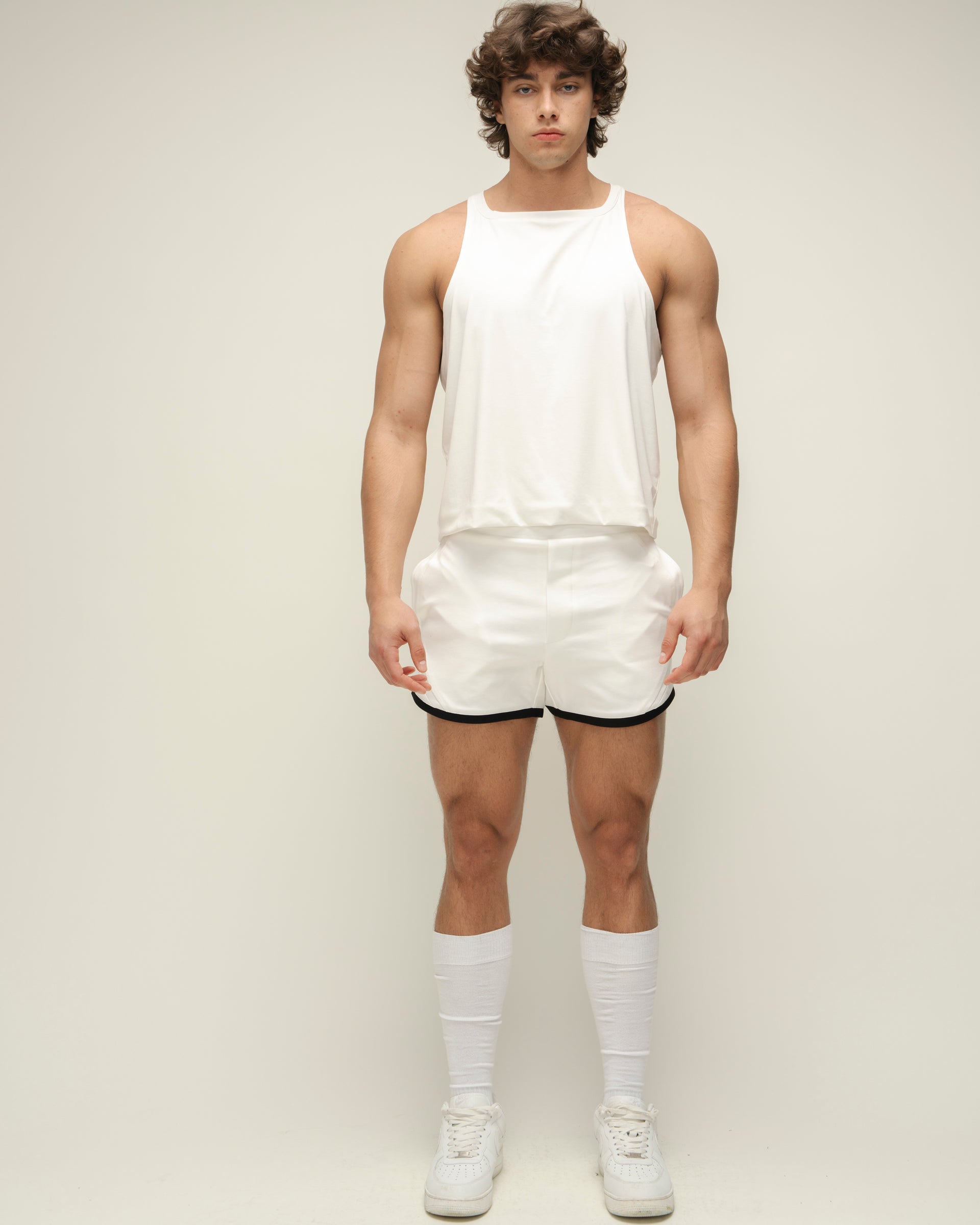 "Antique" White Tank Top