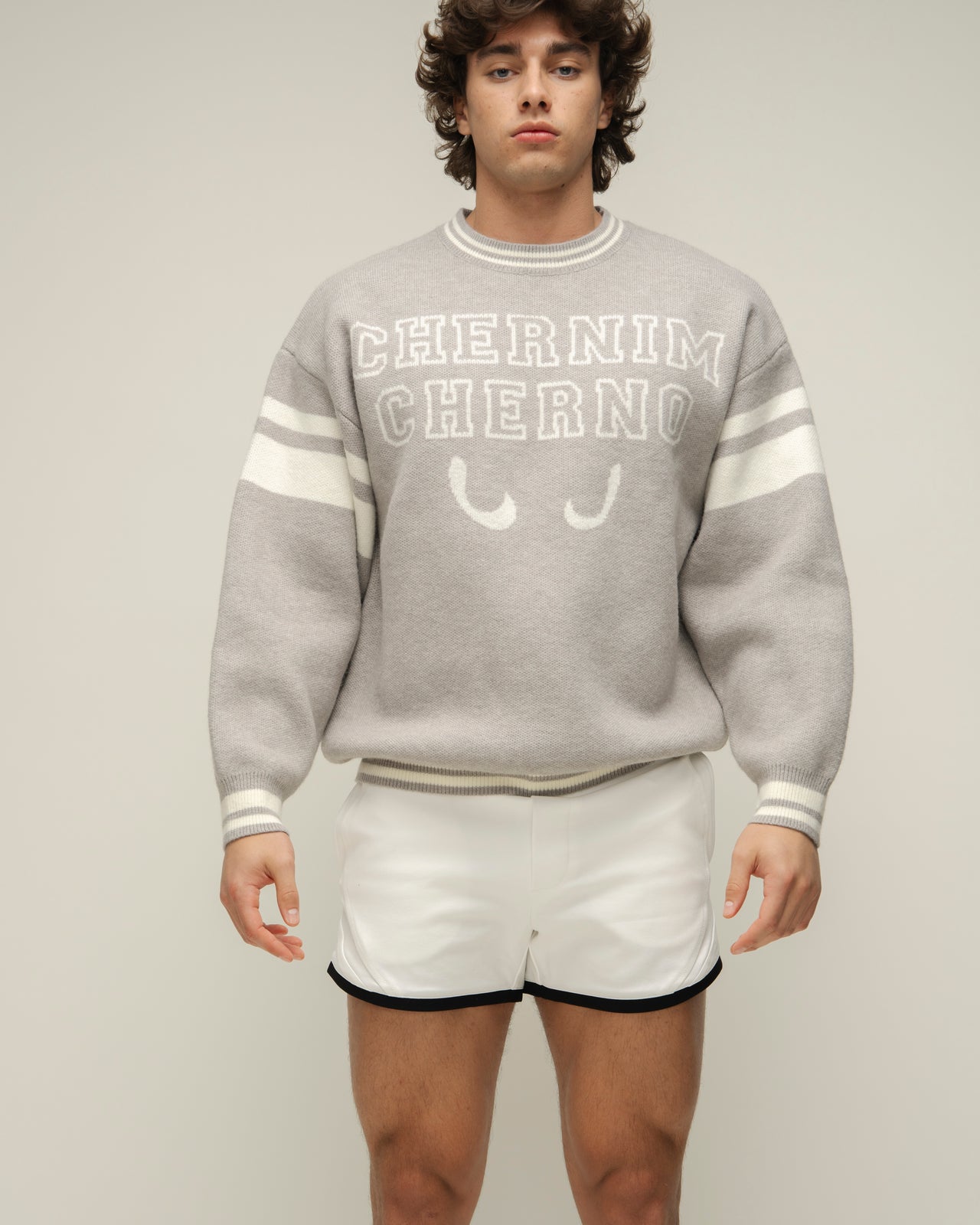 "Forward" Grey Sweater