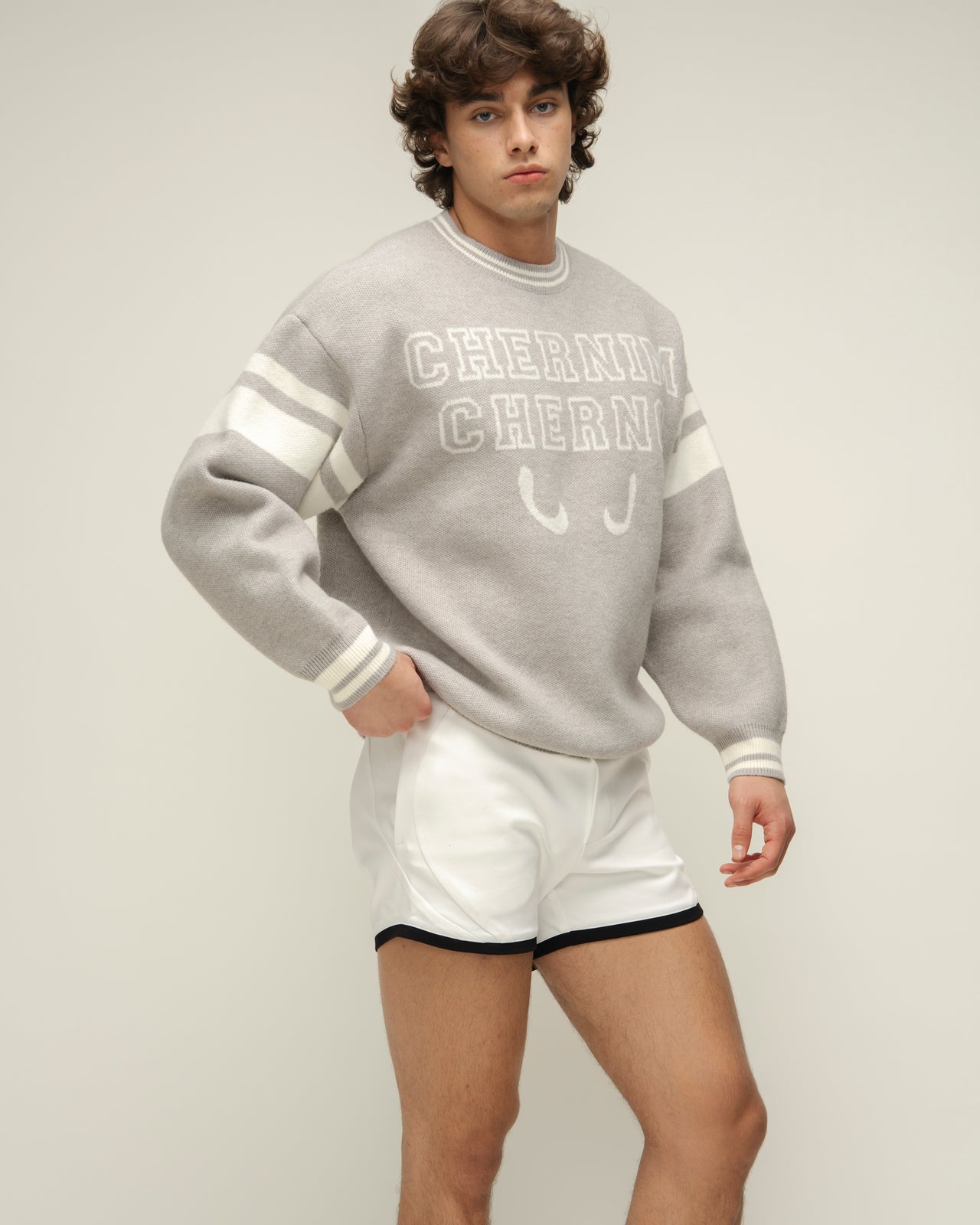 "Forward" Grey Sweater