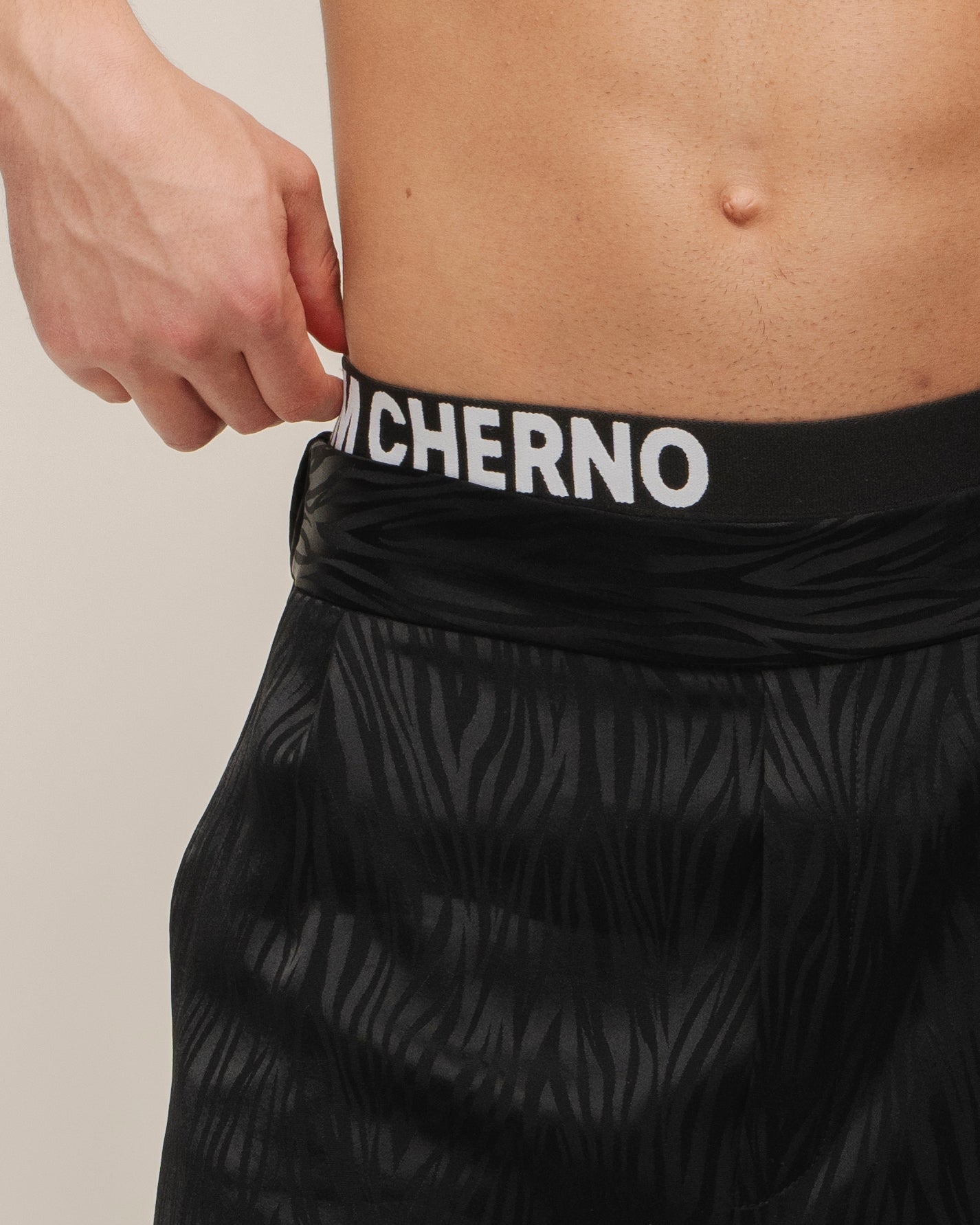 "Chic" Jacquard Satin Shorts