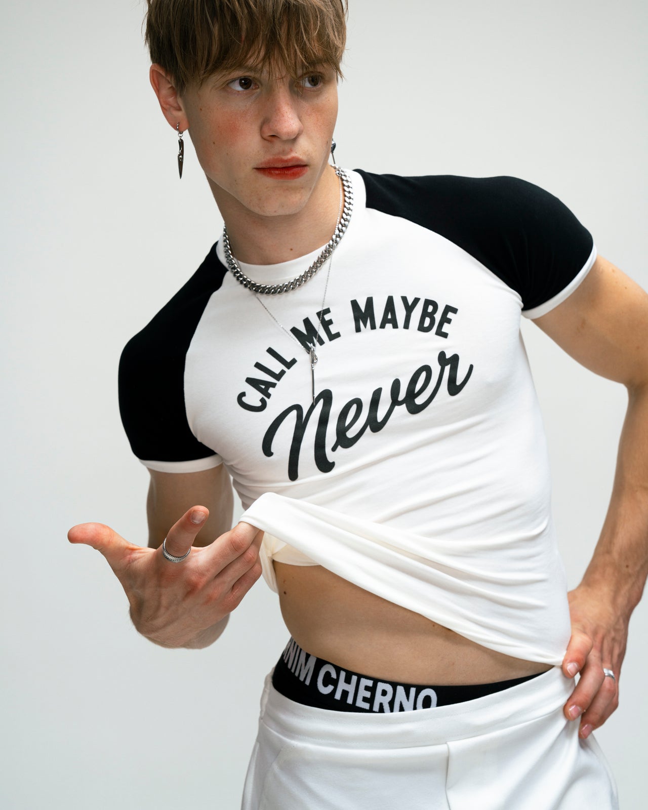 "Call me maybe never" White T-Shirt