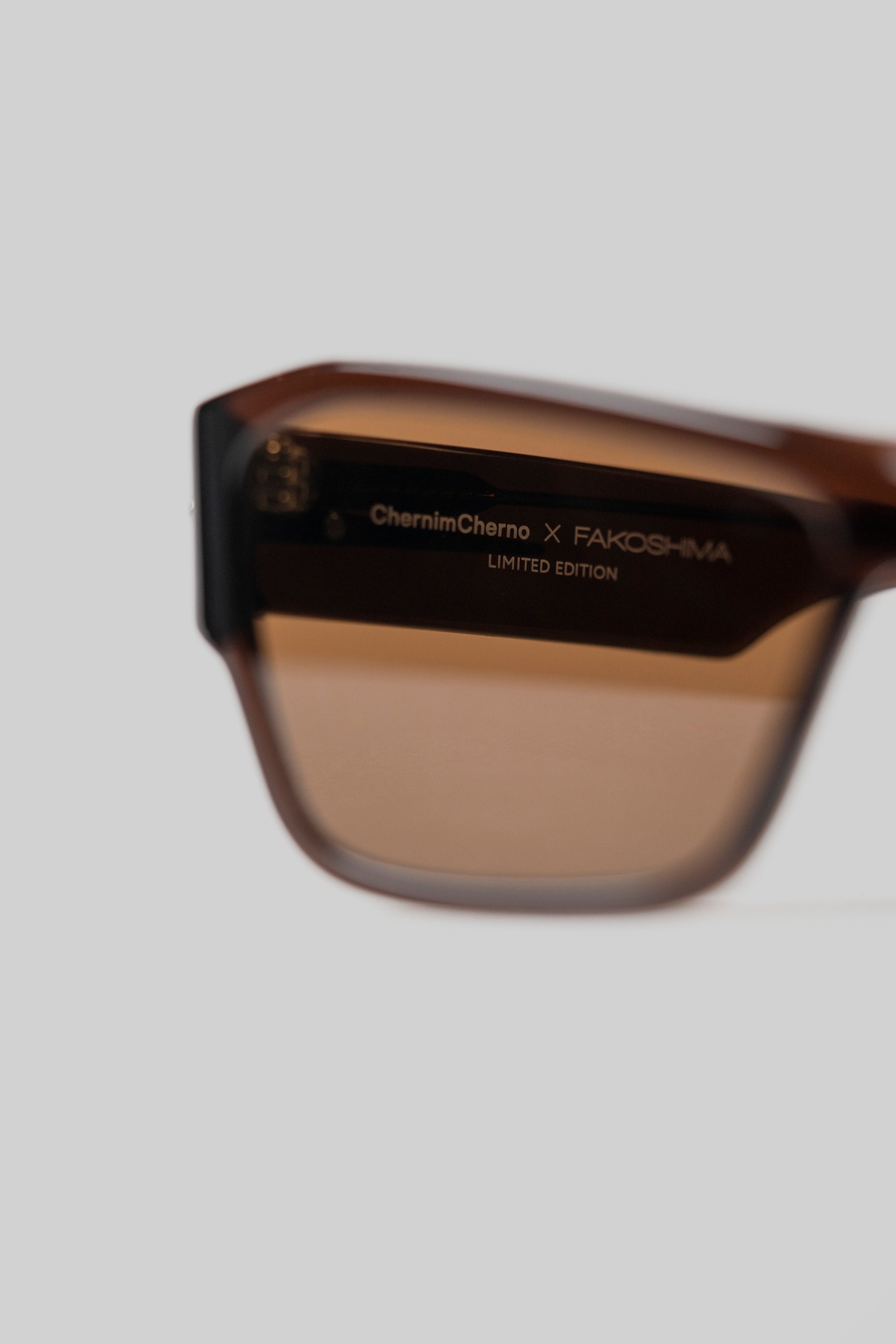 "Matador" Sunglasses Fakoshima x ChernimCherno (Brown-Silver)