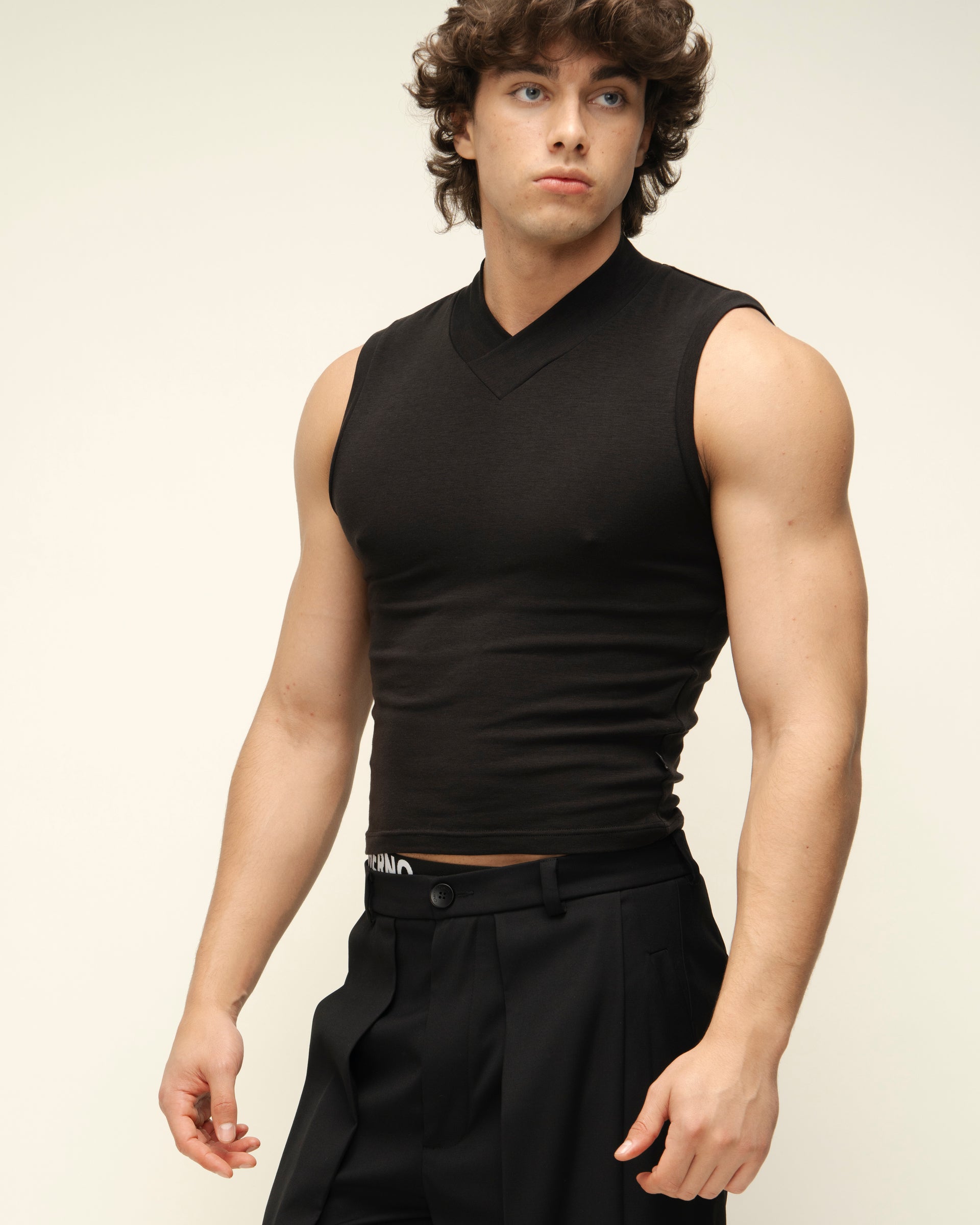"Arrows" Black Trousers