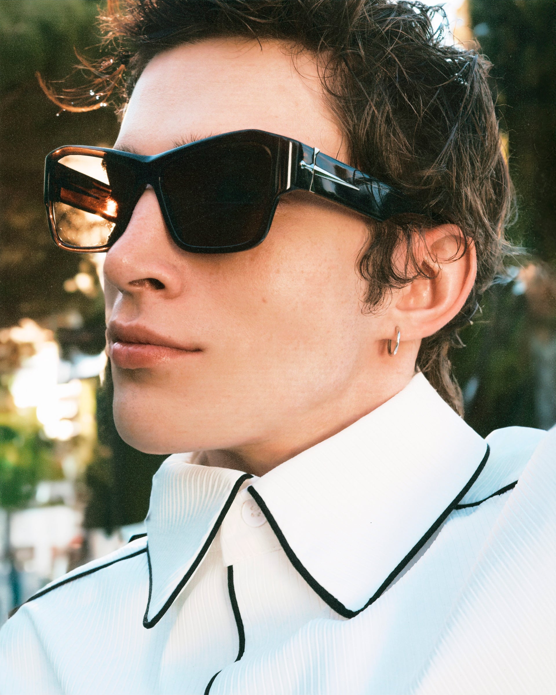 "Matador" Sunglasses Fakoshima x ChernimCherno (Brown-Silver)