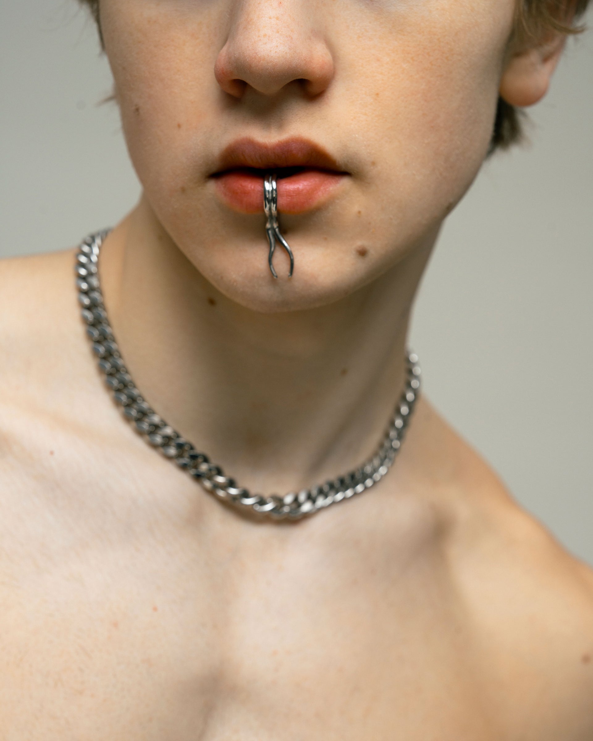 Snake Tongue Lip Cuff