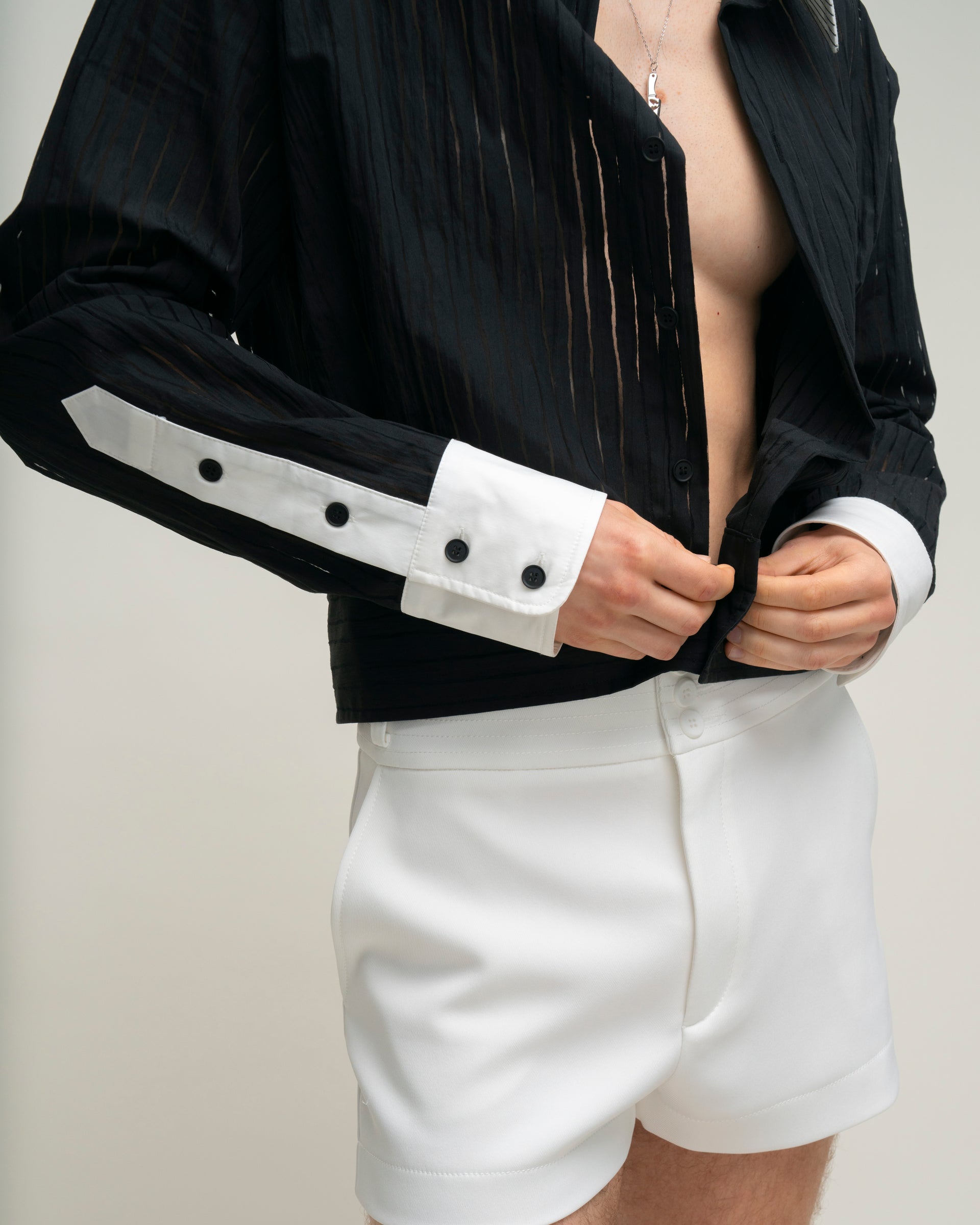 "Big Tennis" White Shorts