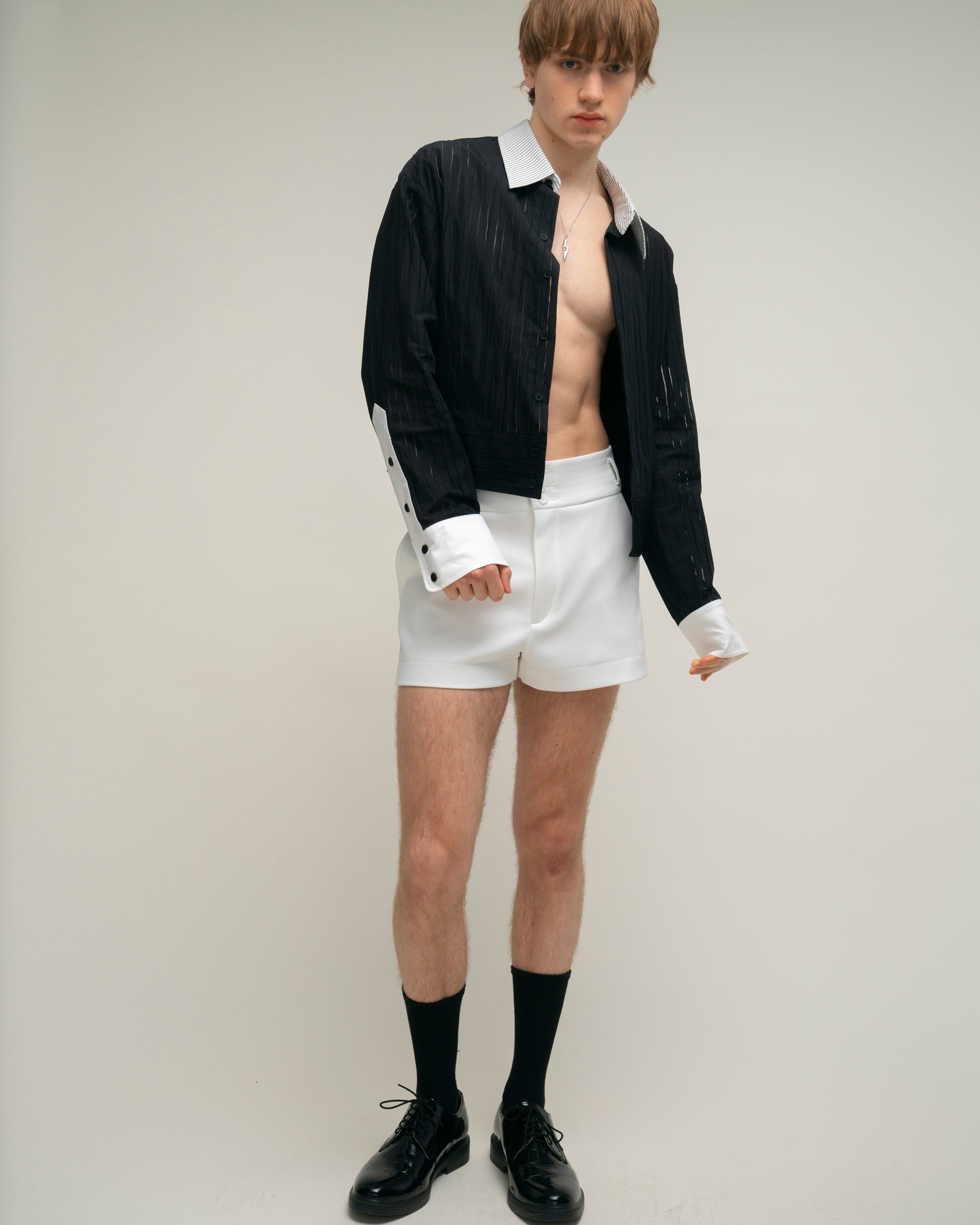 "Big Tennis" White Shorts
