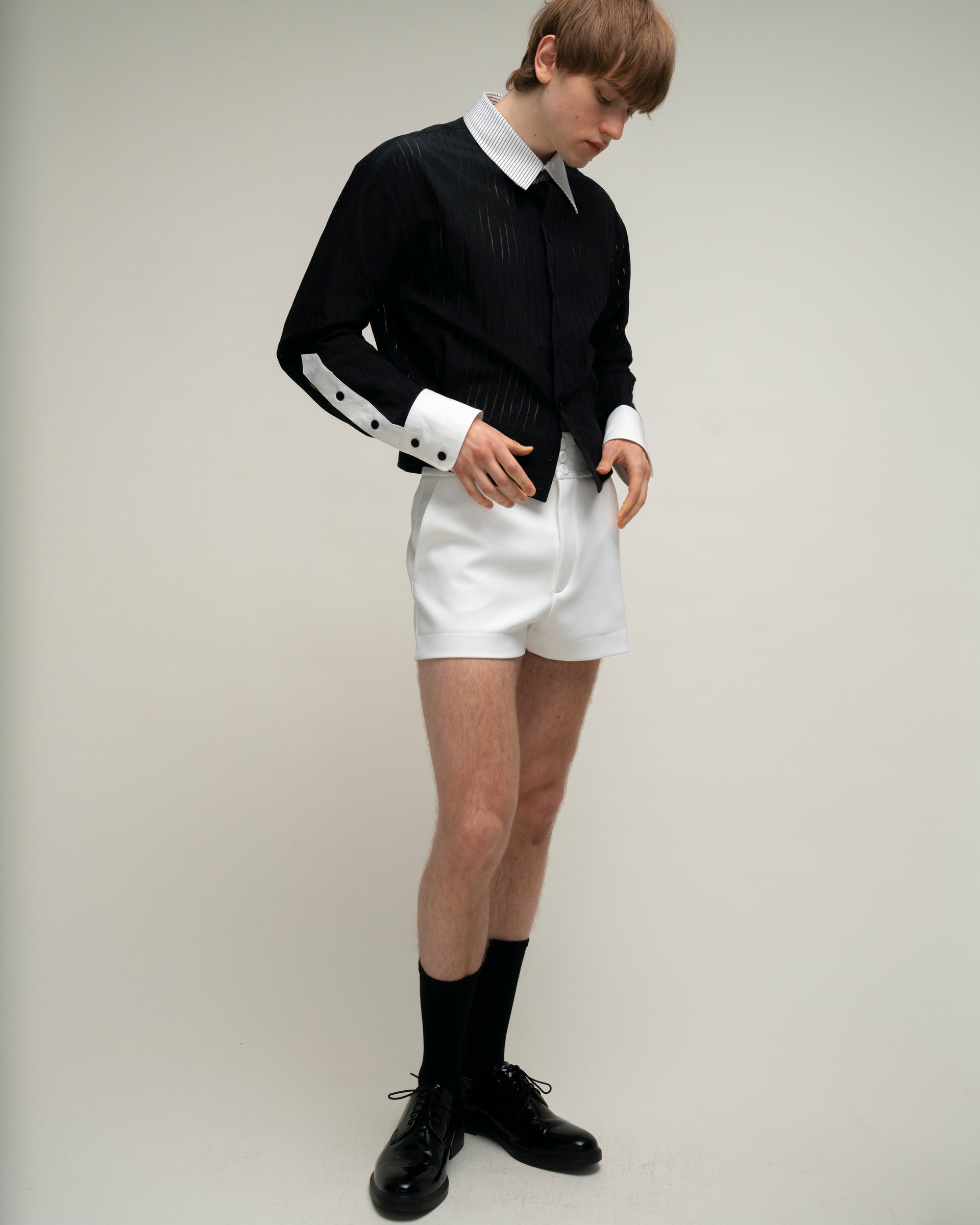 "Big Tennis" White Shorts
