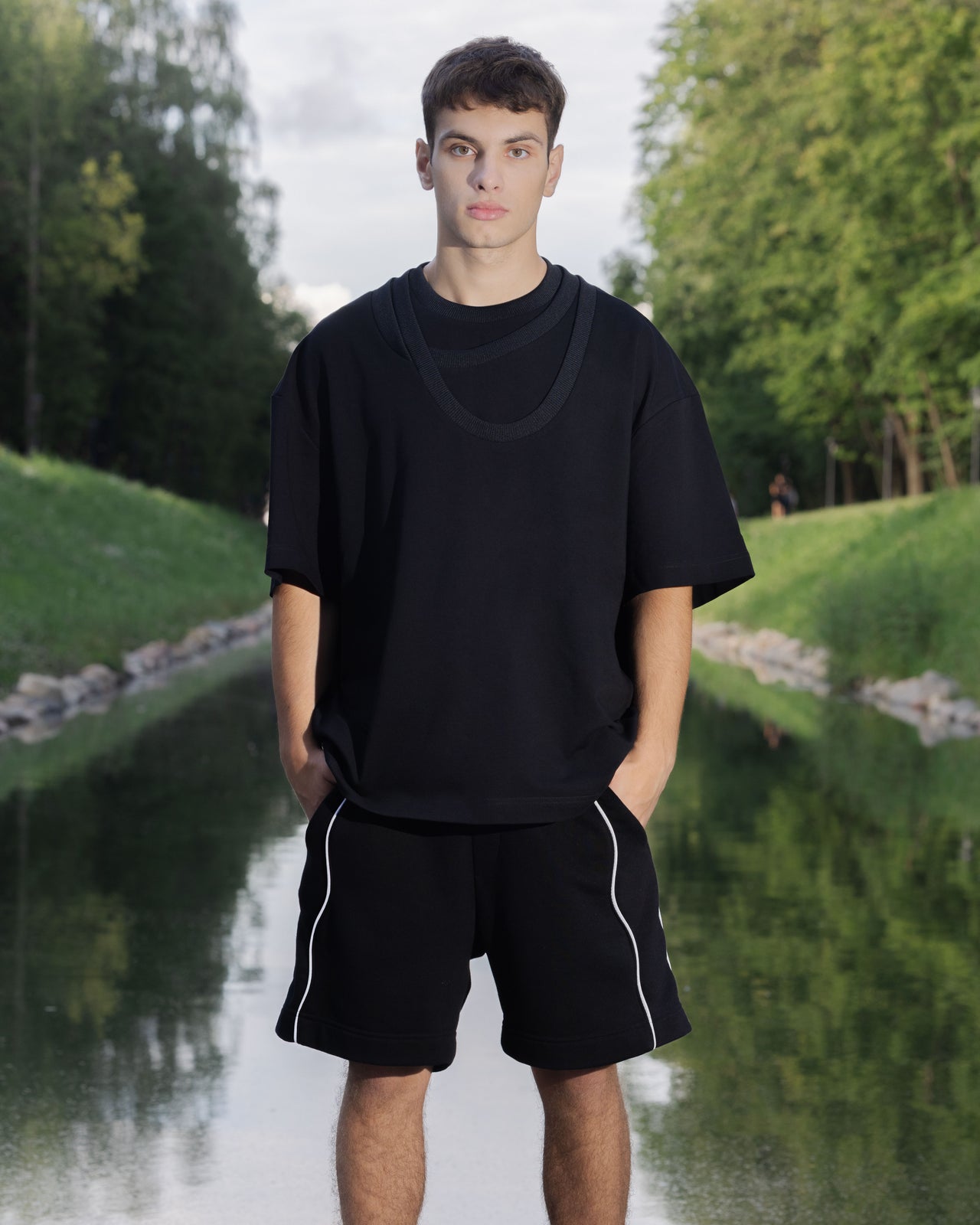 "Saturn" Black T-Shirt