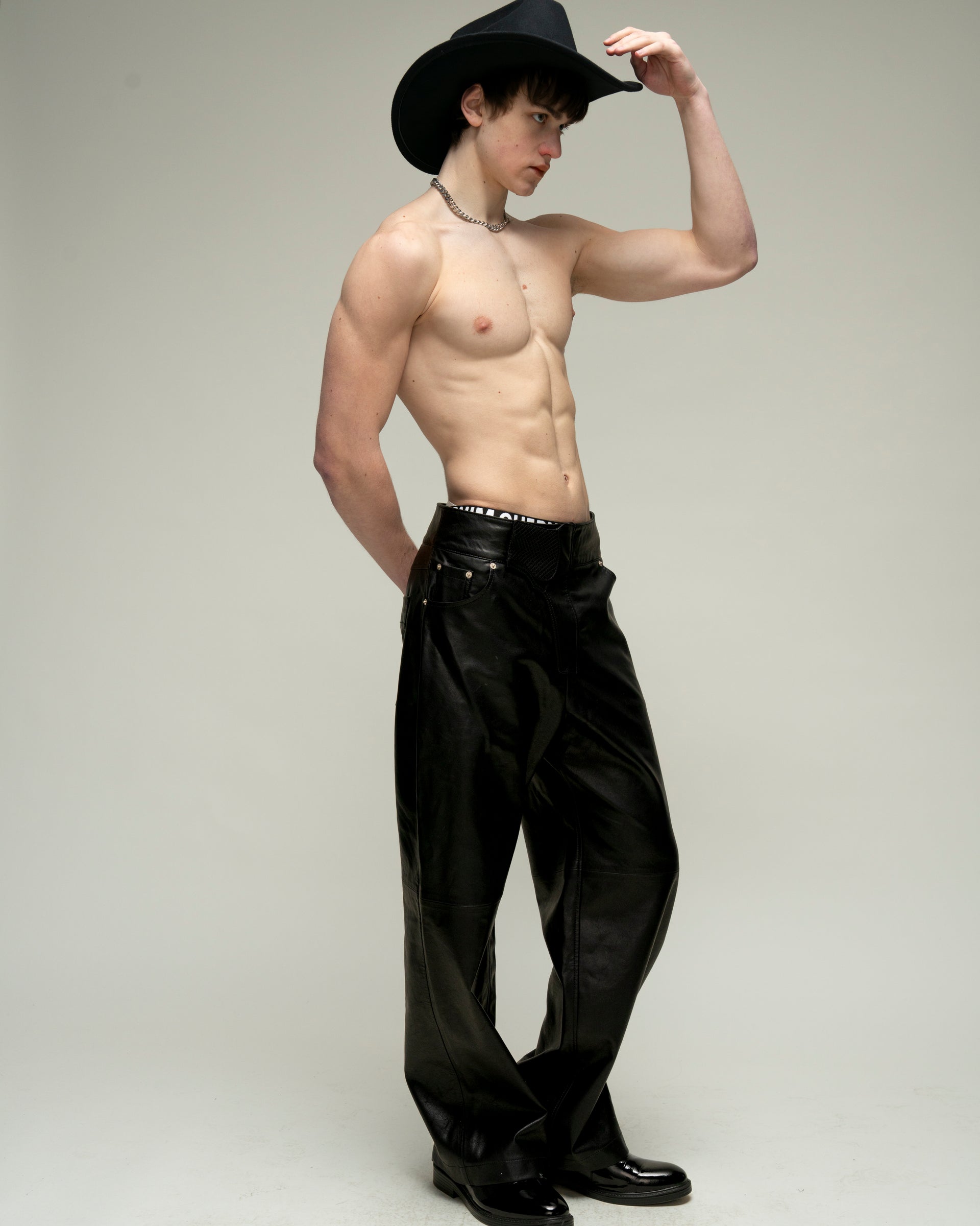 “Under the Gun” Black Trousers