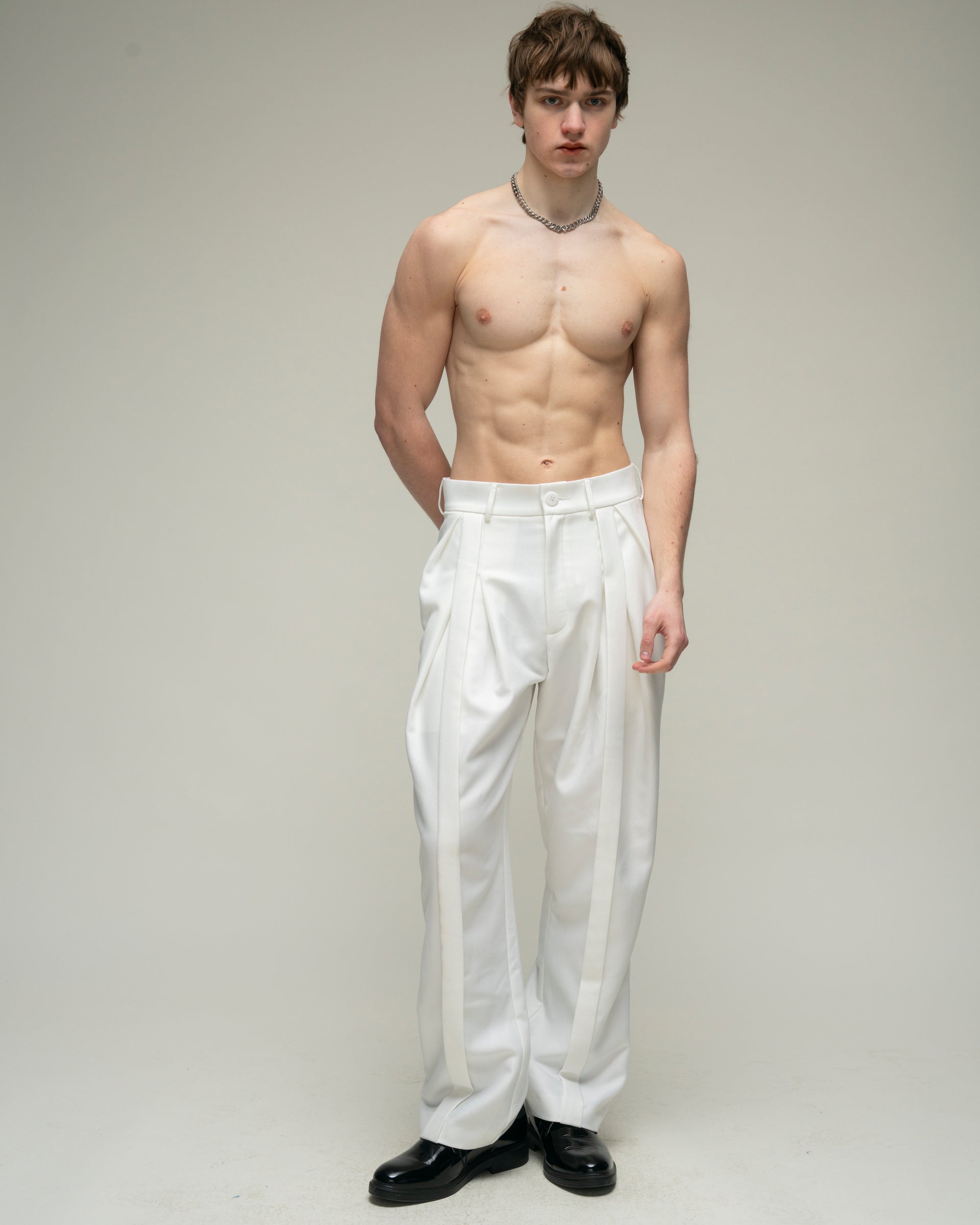 Jazz White Trousers