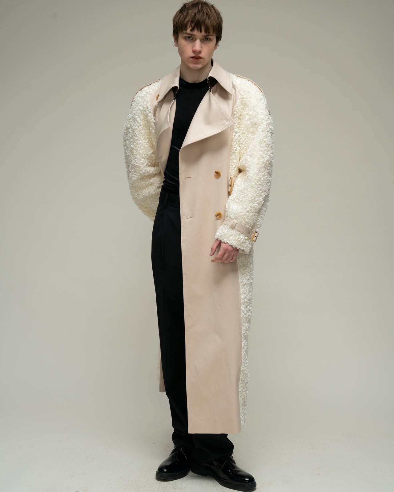 "White Smoke" Trench Coat