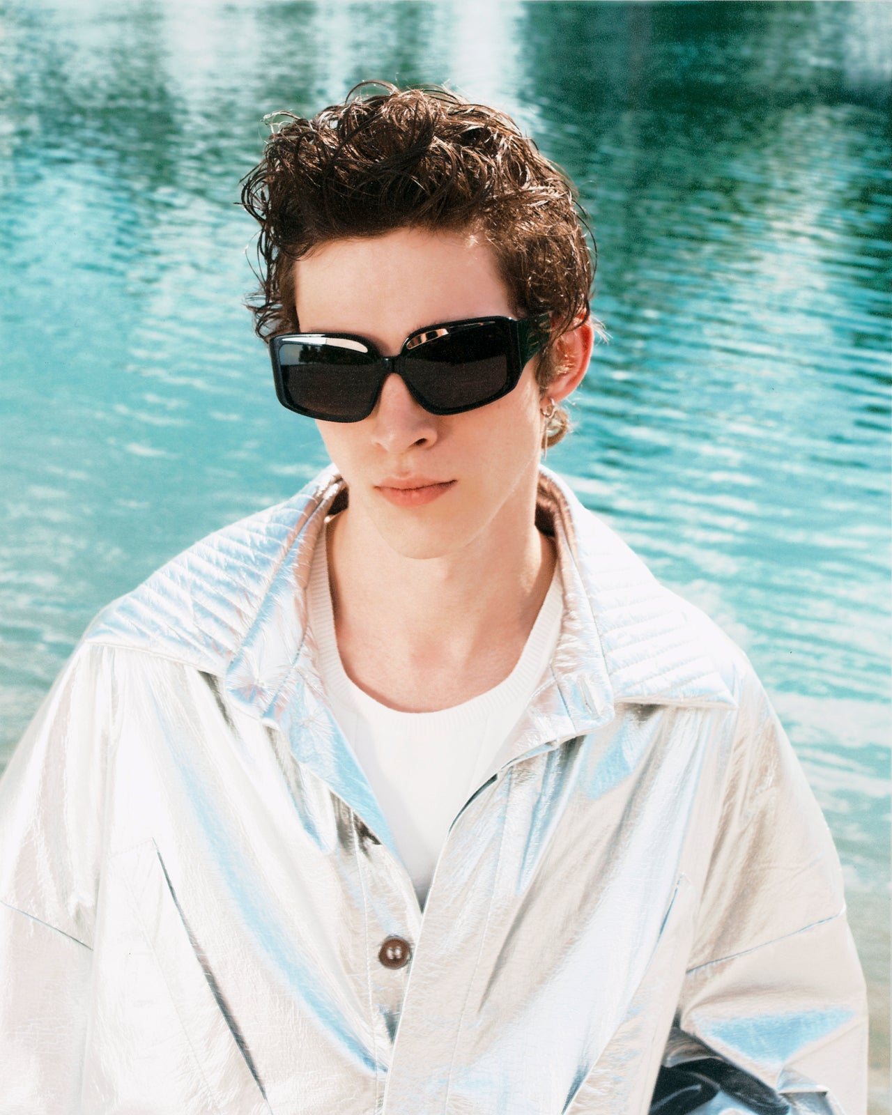 Fakoshima x ChernimCherno "Eyebrow" Sunglasses (Black–Gold)