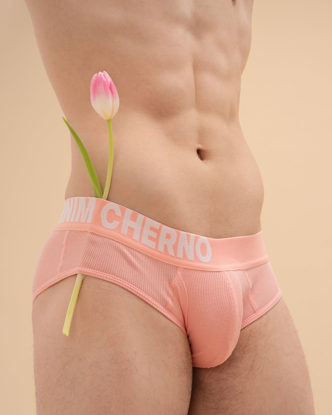"Ribbed" Pink Briefs