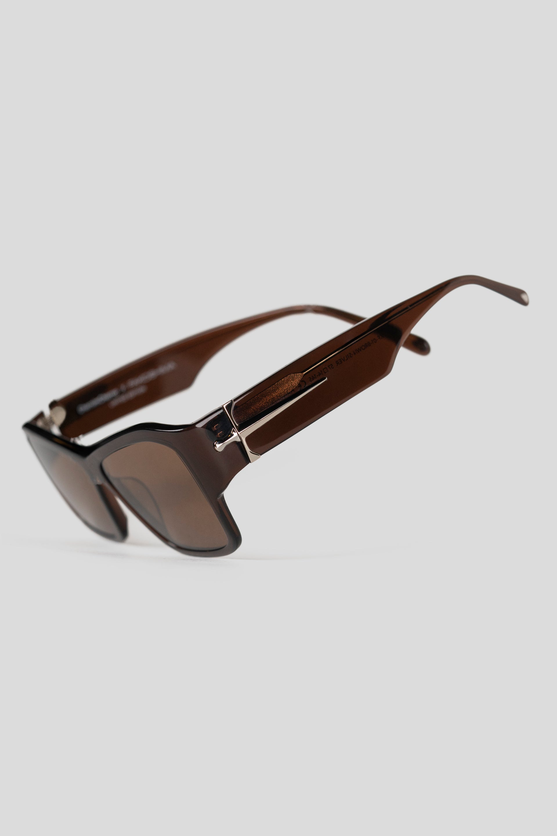 "Matador" Sunglasses Fakoshima x ChernimCherno (Brown-Silver)